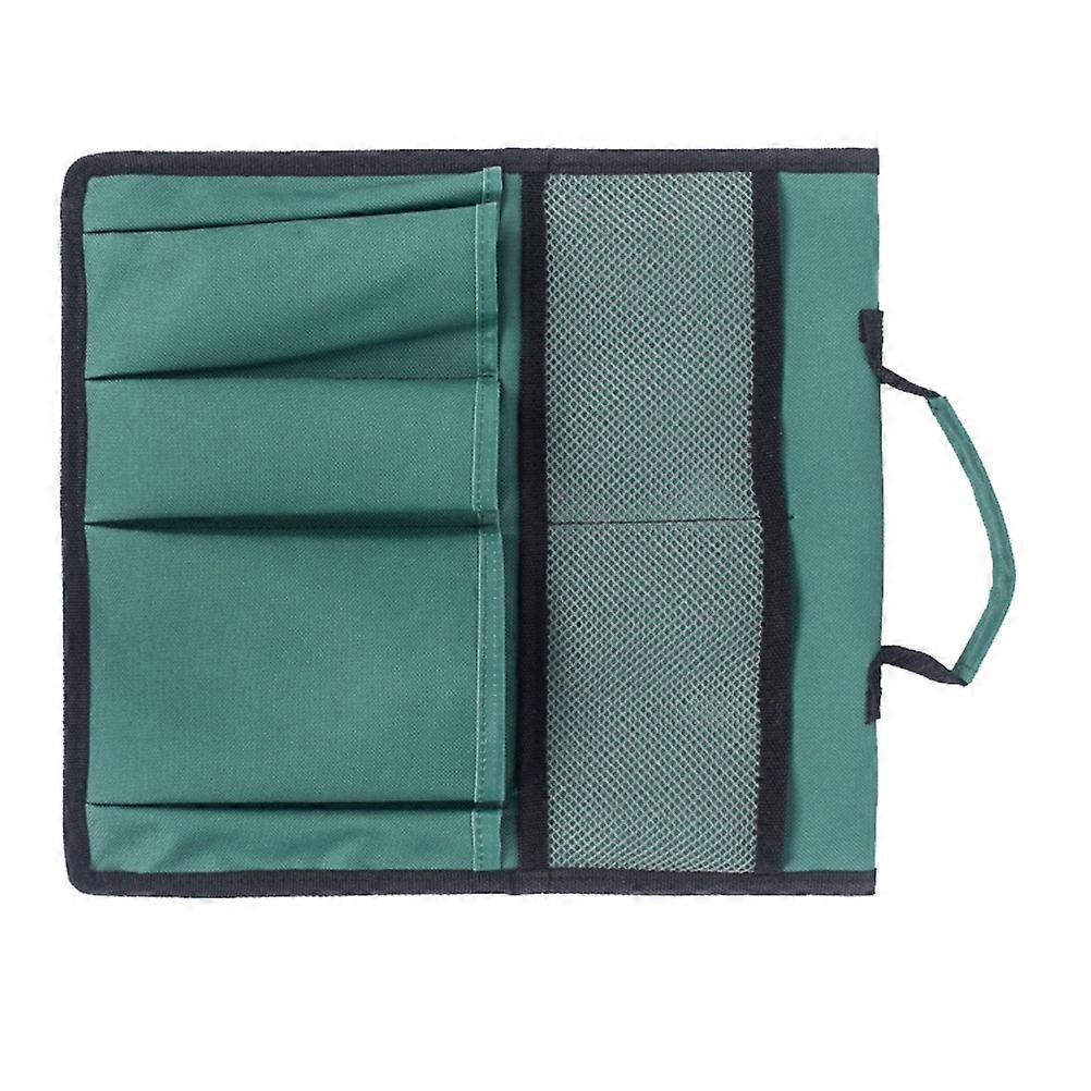 Cart Design Tool Storage Pouch 33X30cm Green Multi-Functional Garden Tool Storage Bag 1Pack For Professionals