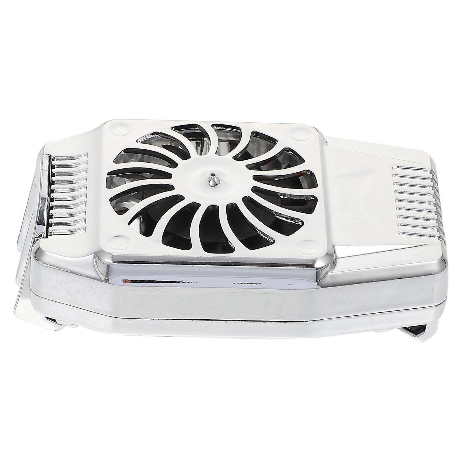 Mobile Phone Radiator Cooling 1Pack Portable Fan For Gaming Applications In Silver With Optimal Cooling Function