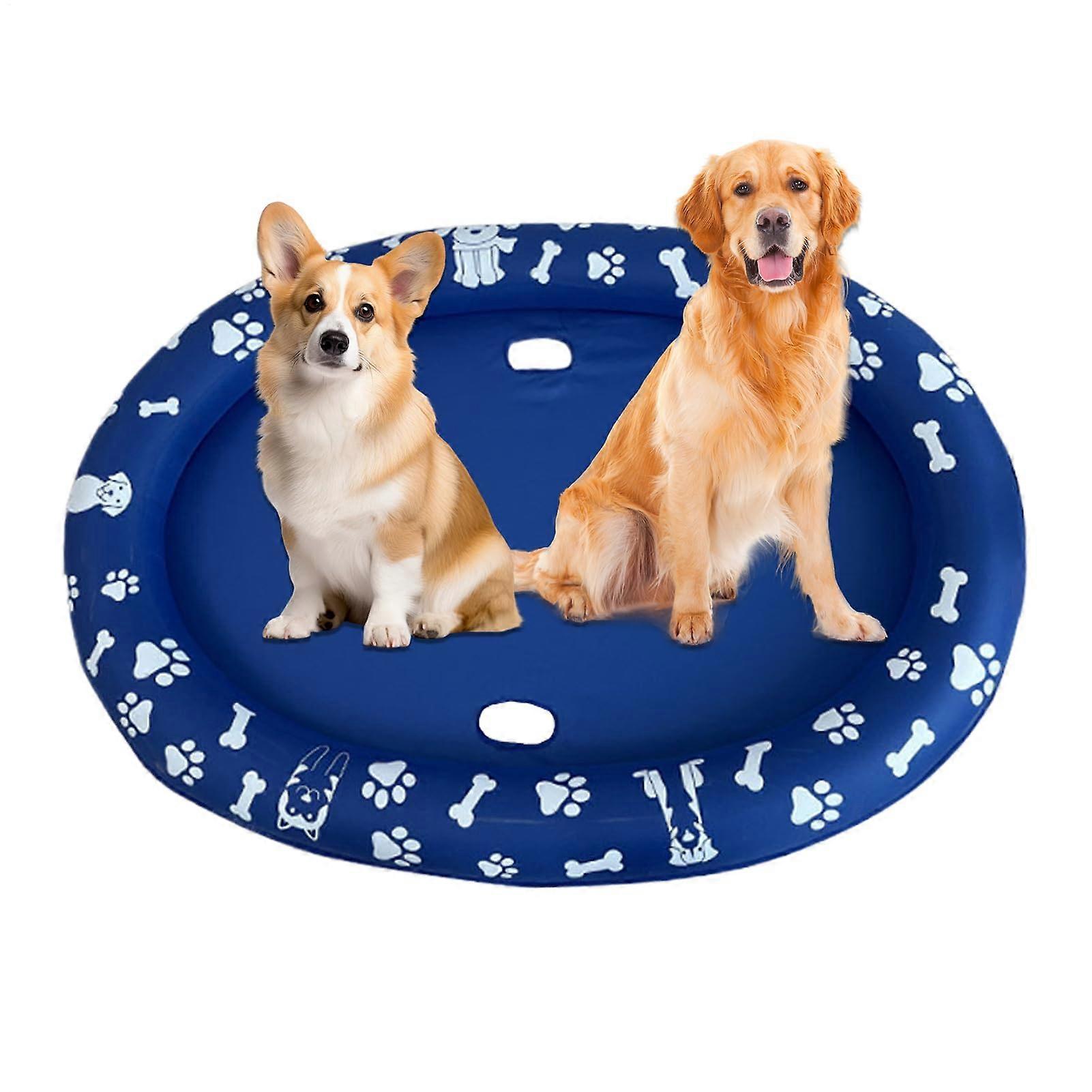 Dog Bathtub, Folding Inflatable Non-Slip Scratch-Resistant Pool Float for Toddlers | Garden Water Play Tubing