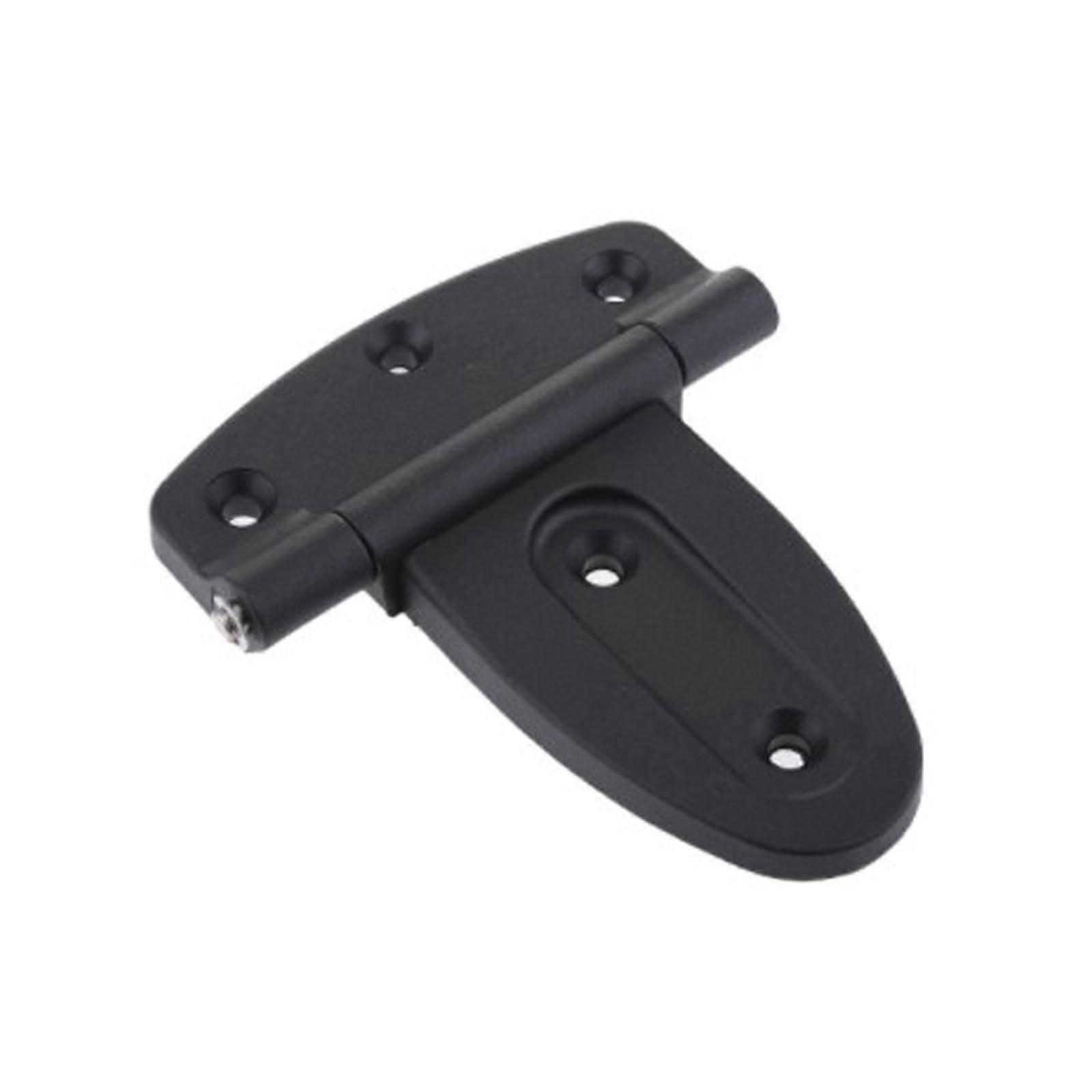 Heavy-Duty T-Hinge for Shed Doors, Rust-Free Black Vintage Hardware, 4-Inch Size, Strong Steel Construction