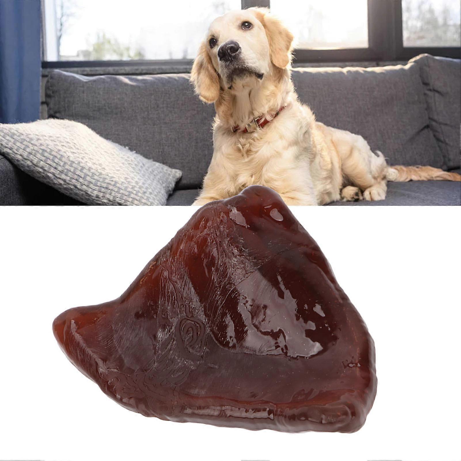Dog Chewing Toy Teeth Cleaning Simulation Pig Ear Bacon Flavor TPR Dog Bite Toy for Aggressive Chewers 