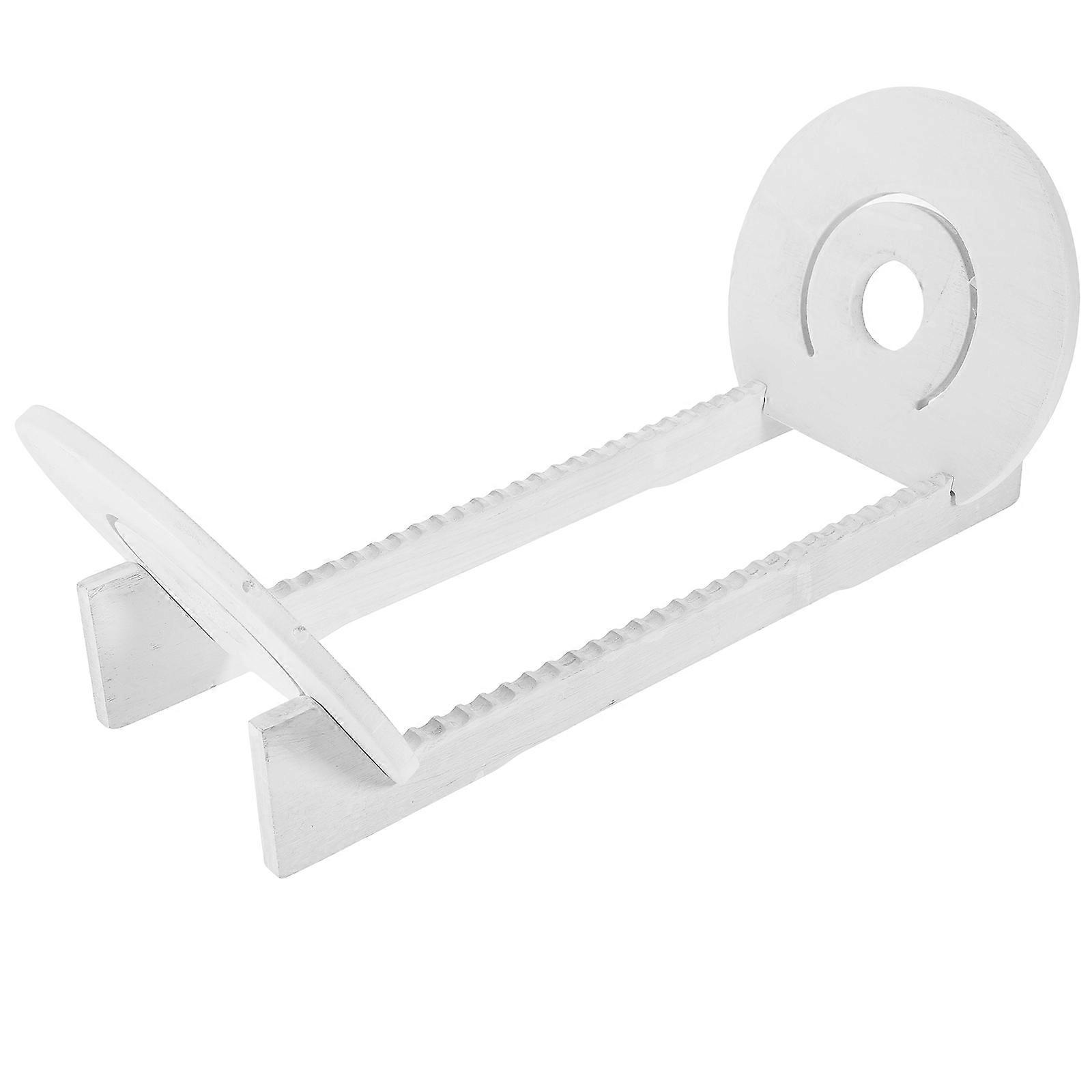 Wood Record Stand Cd Holder Rack Simple Design Home Decoration 11.5×5.4×4.3in Storage 1Pcs