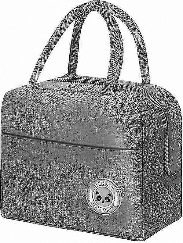 Insulated Meal Tote (Solid Gray)