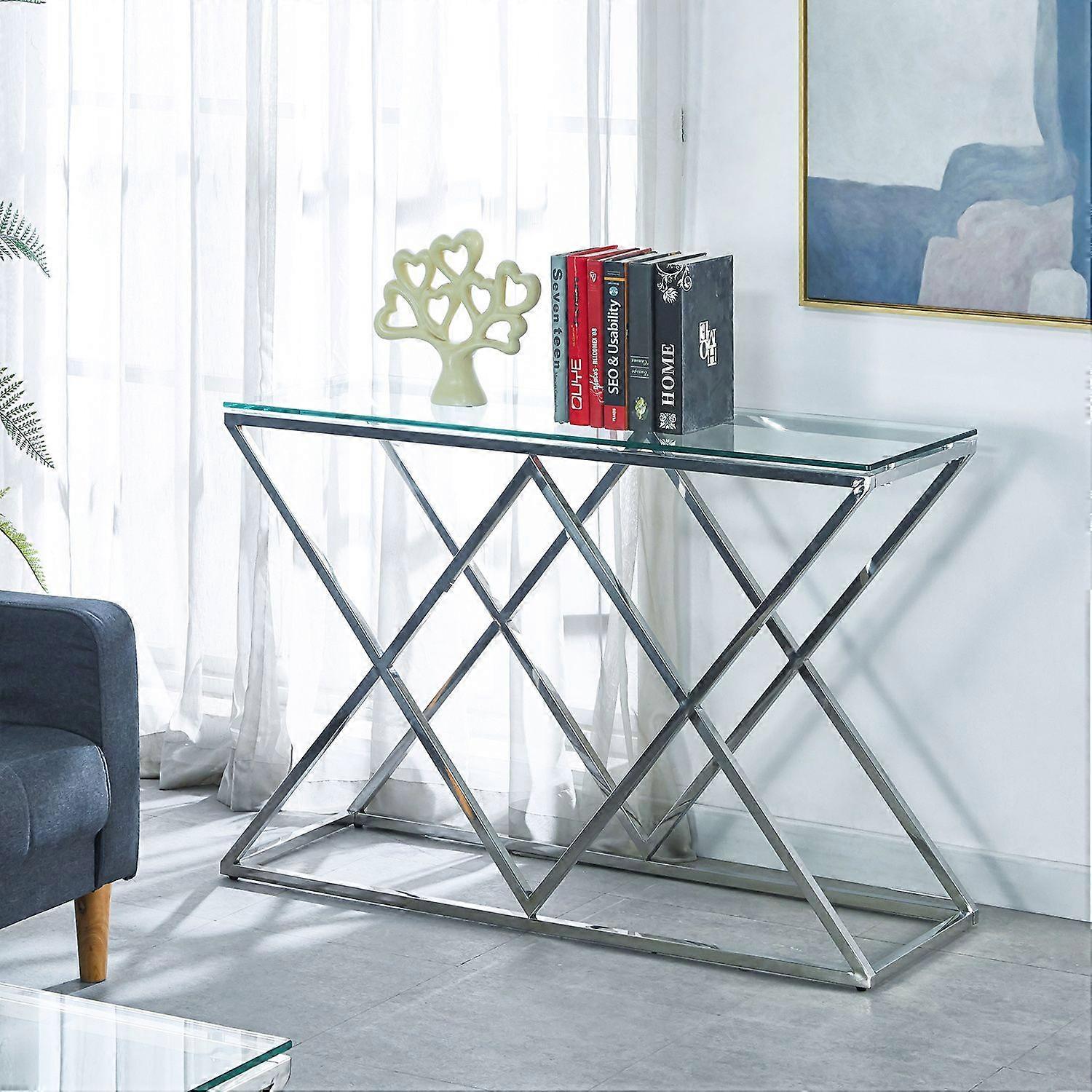 120CM Rectangular Entryway Console Coffee Table