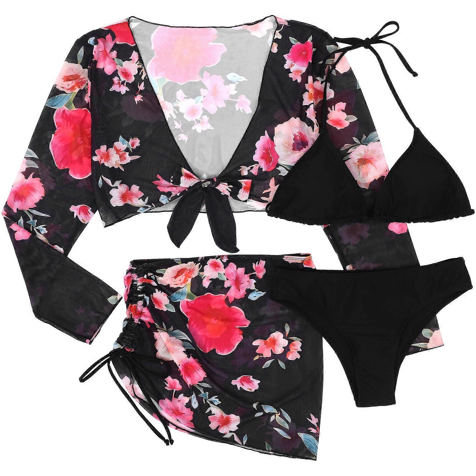 Bathing Suits Two-piece Outdoor Activities Use Trendy Design 1 Set