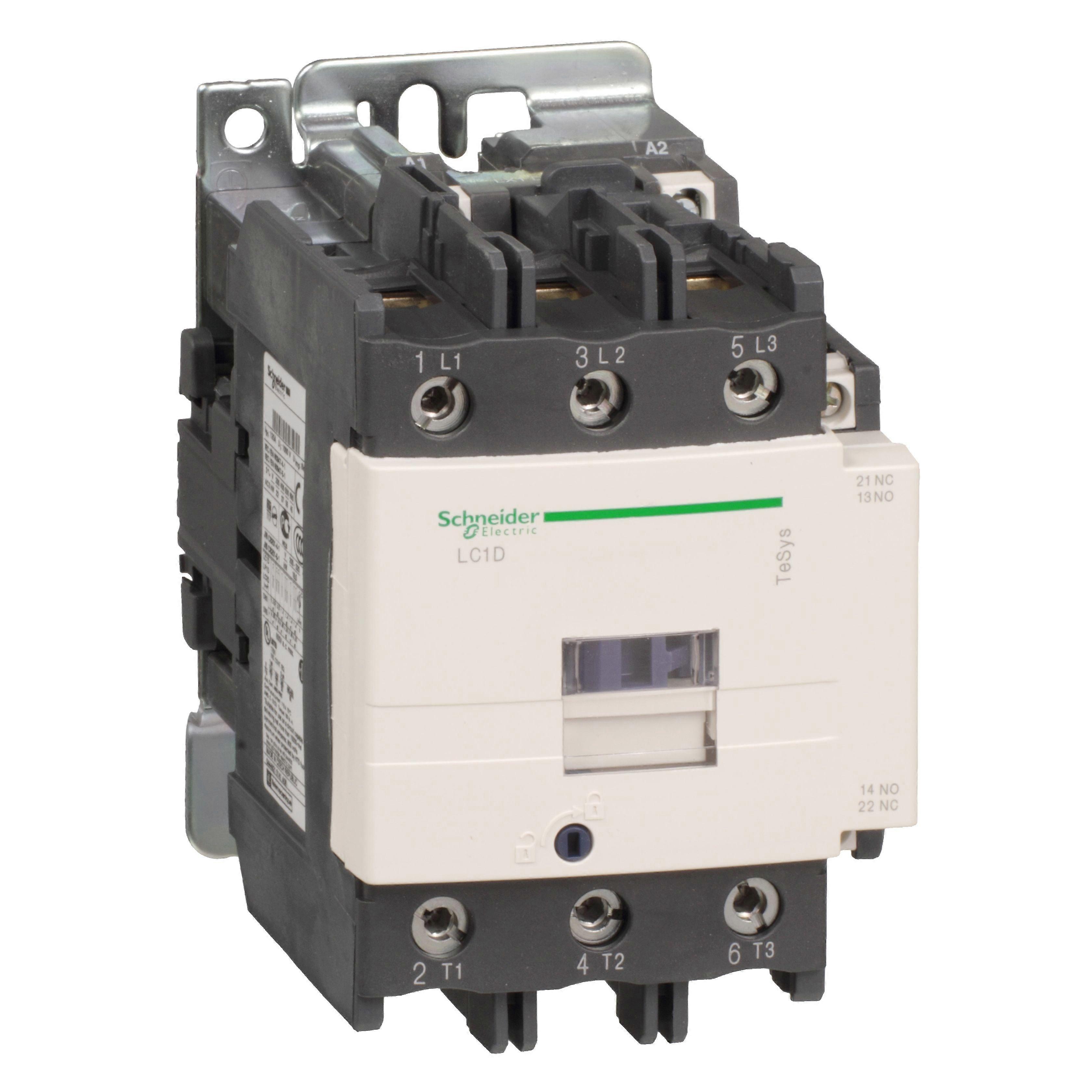 Schneider Contactor 80a 48v Dc Coil 3p 1no+1nc Tesys D Lc1d80ed