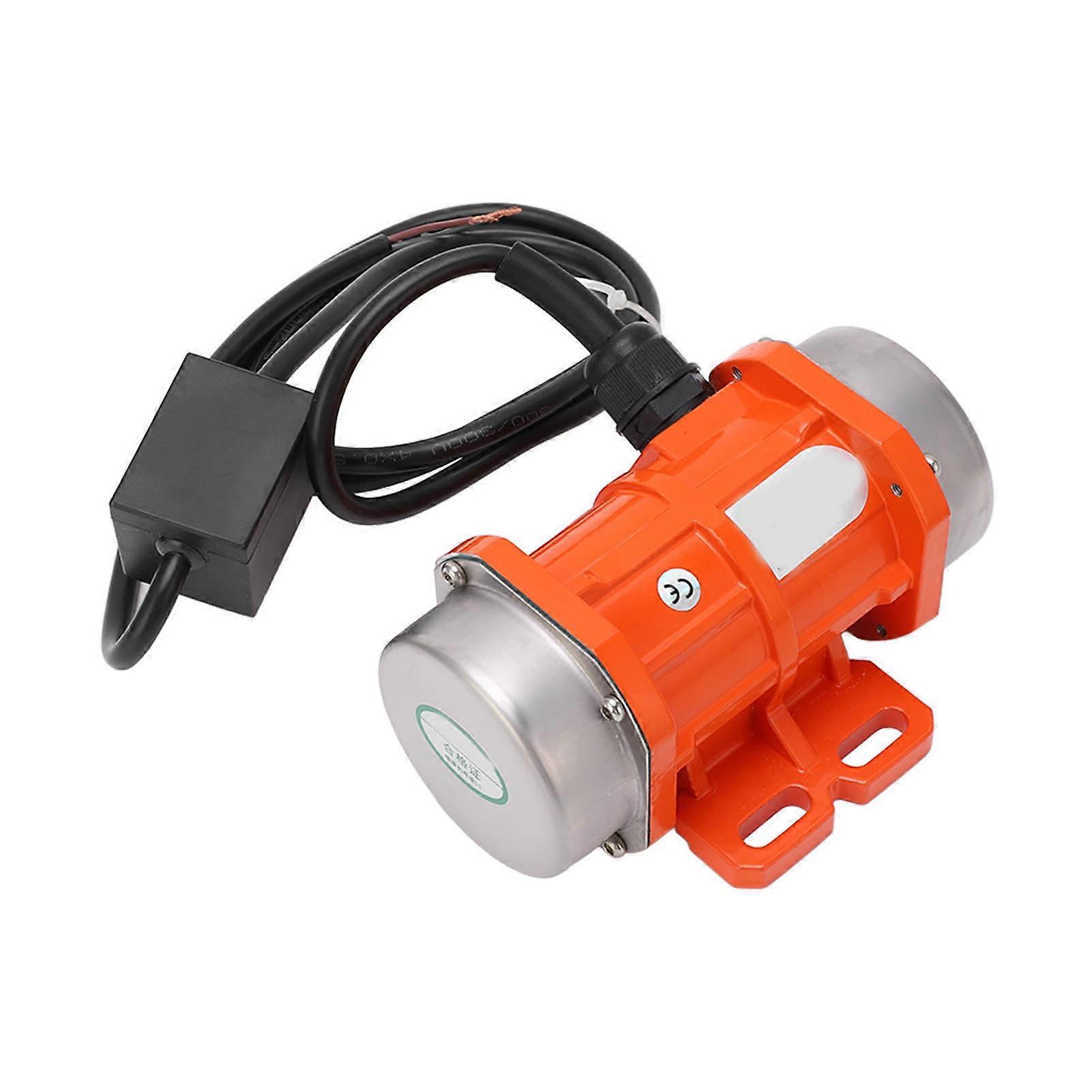 Concrete Vibrator Motor 3600RPM Maximum Speed IP66 Waterproof Aluminum Alloy Shell Single Phase Micro Vibrating Motor 100W 1.3A (50KG Vibration Force