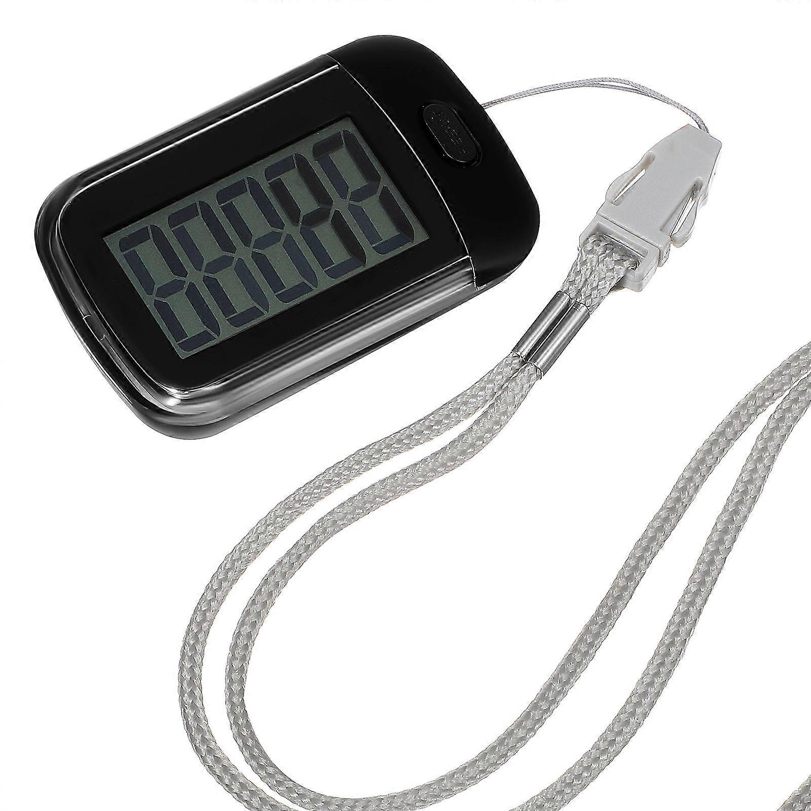 Portable Activity Pedometer with Clip – Easy to Read Step Counter for Walking, Running, and Outdoor Ages and Fitness Levels