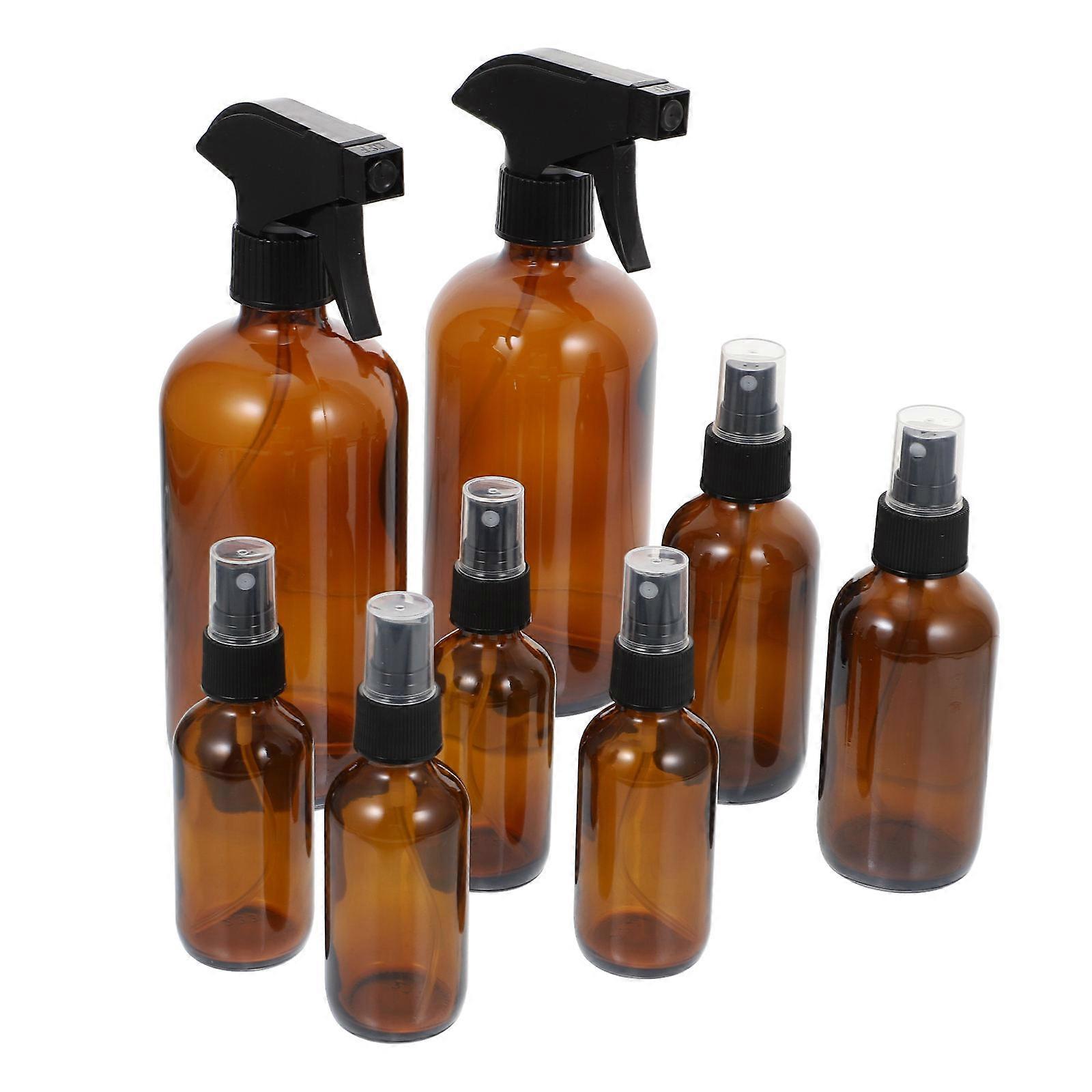 Refillable Clear Glass Spray Bottle For Women Men Travel Apartment 120ml Spray Dispensing 8Pcs