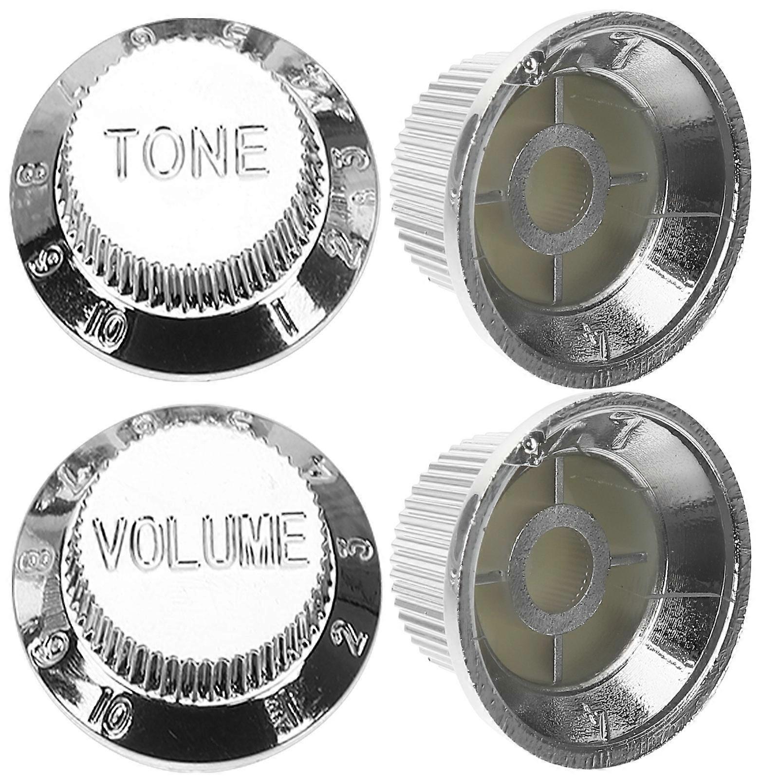 4pcs Electric Guitar Knob Caps for Volume & Tone Control – Durable Replacement Accessory with Easy Installation for Professional Use