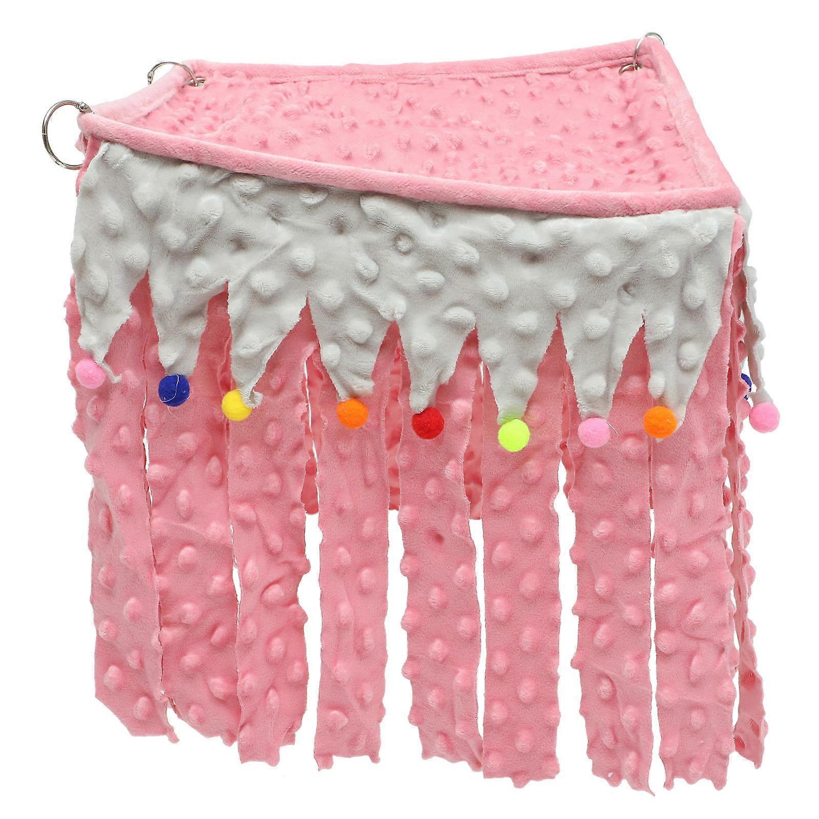 MLINS 1 Set Small Pet Hammock Guinea Pig Hideout Rat Cage Hanging Tent Hamster Corner Hideaway