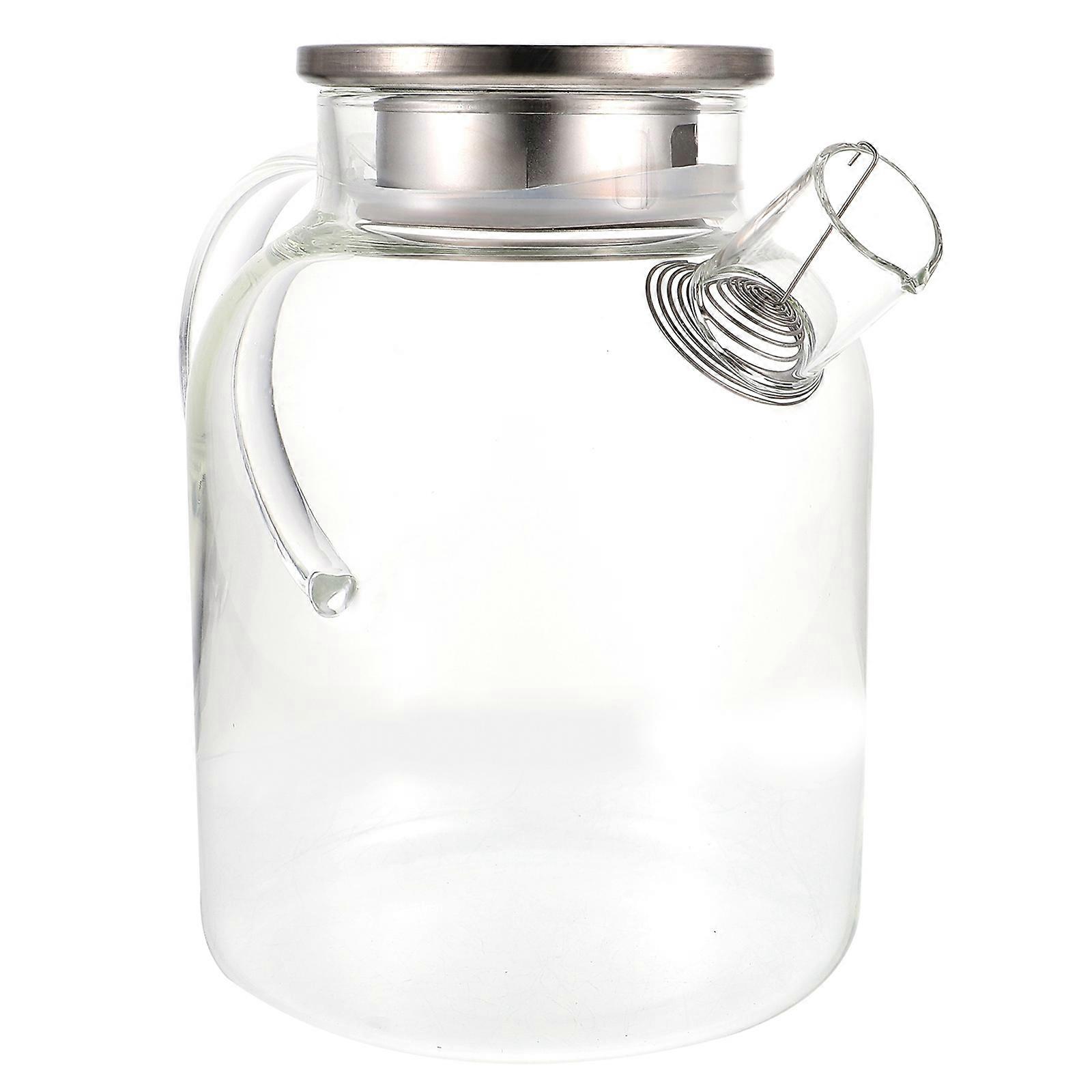 Large Capacity Stovetop Glass Teapot Cooling Water Ideal For Family Daily Use 1Pack