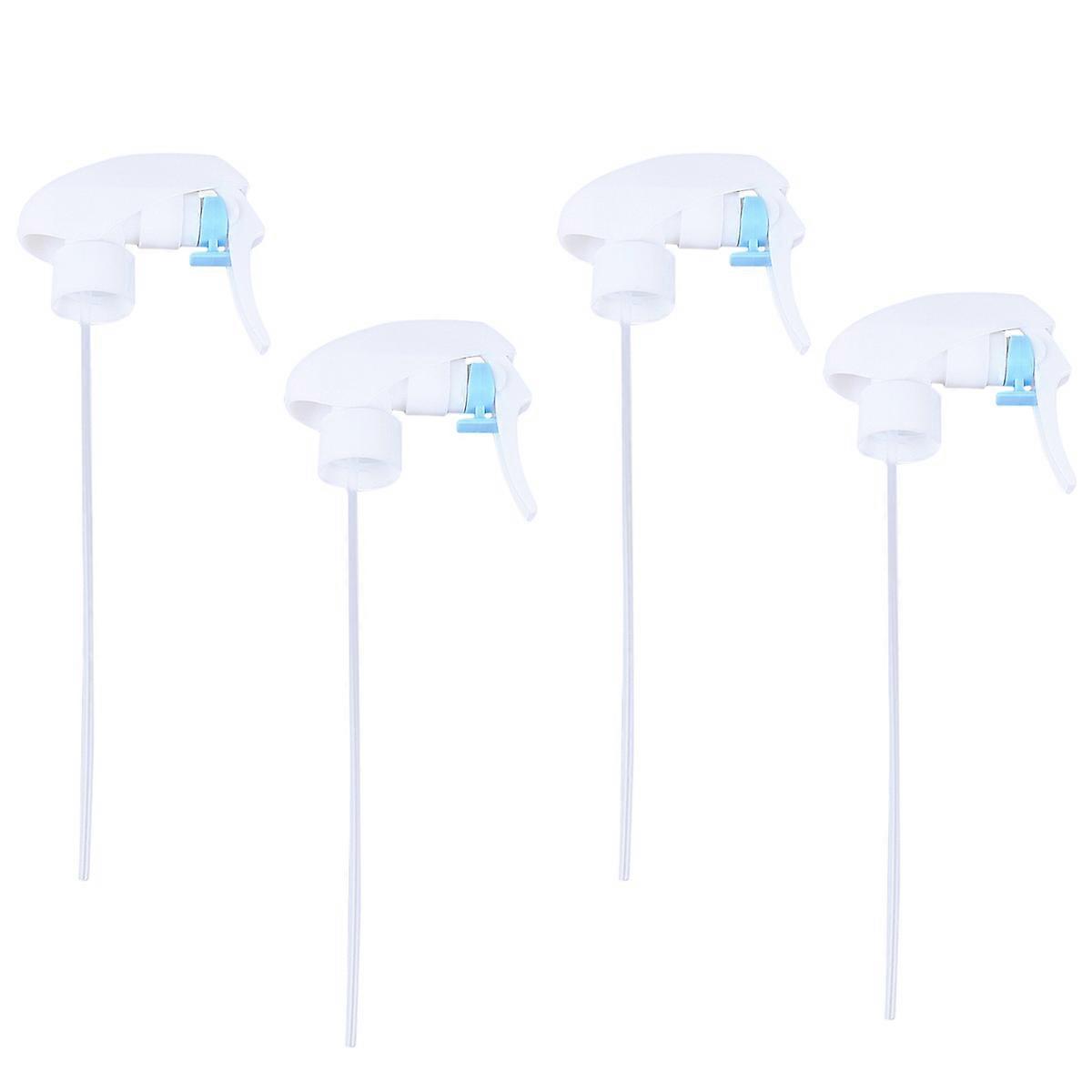 4Pcs White Plastic Spray Nozzles for Gardening Use with Durable Quality and Universal Fit