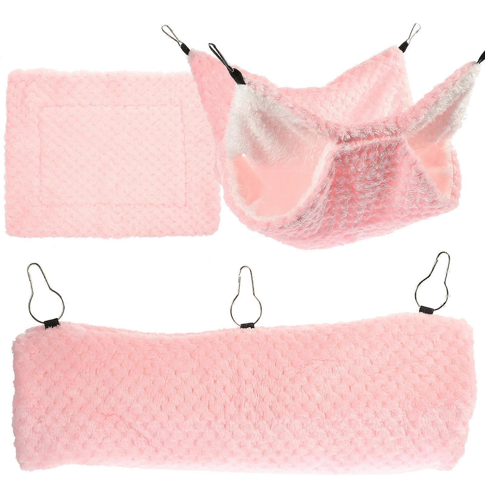 Soft Pet Mat Designed As A Comfortable Bed For Hamsters And Other Small Pets Ideal For Resting And Sleeping With Cozy Warm Environment 1 Set