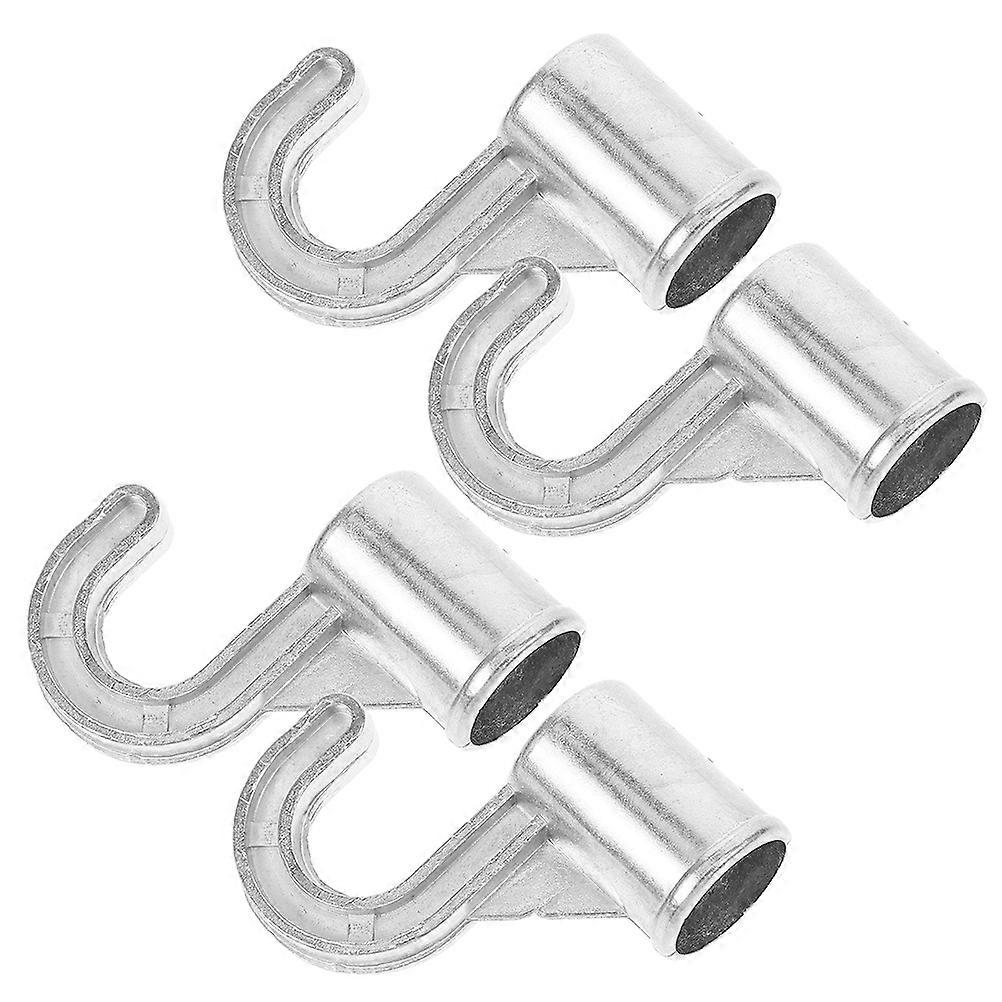 4pcs Closet Rod Brackets Rod Support Holders Shower Rack Supports
