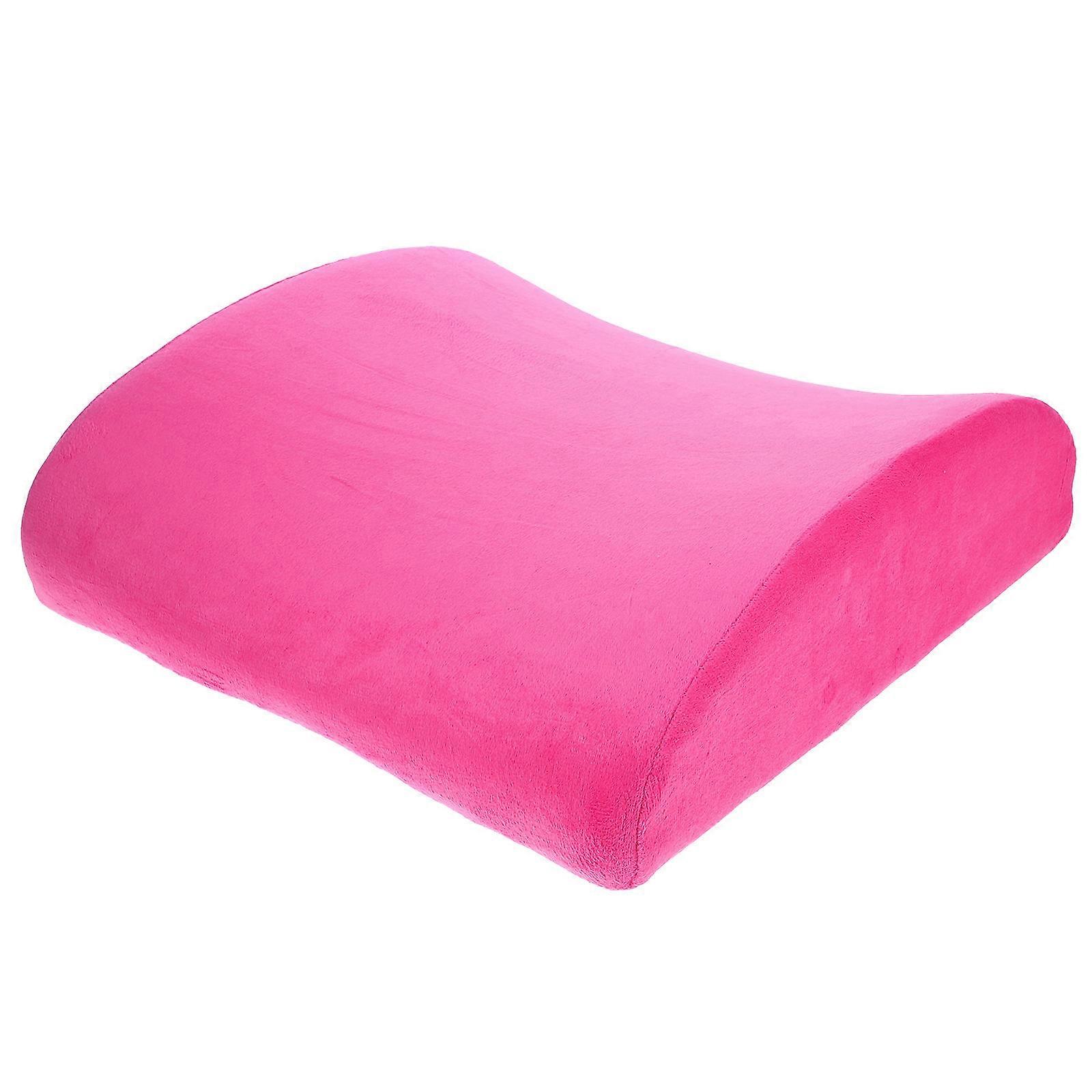 Back Cushion For Car And Chair Backrest Used By Pregnant Women In Rosy Color With Memory Foam For Optimal Support And 1Set