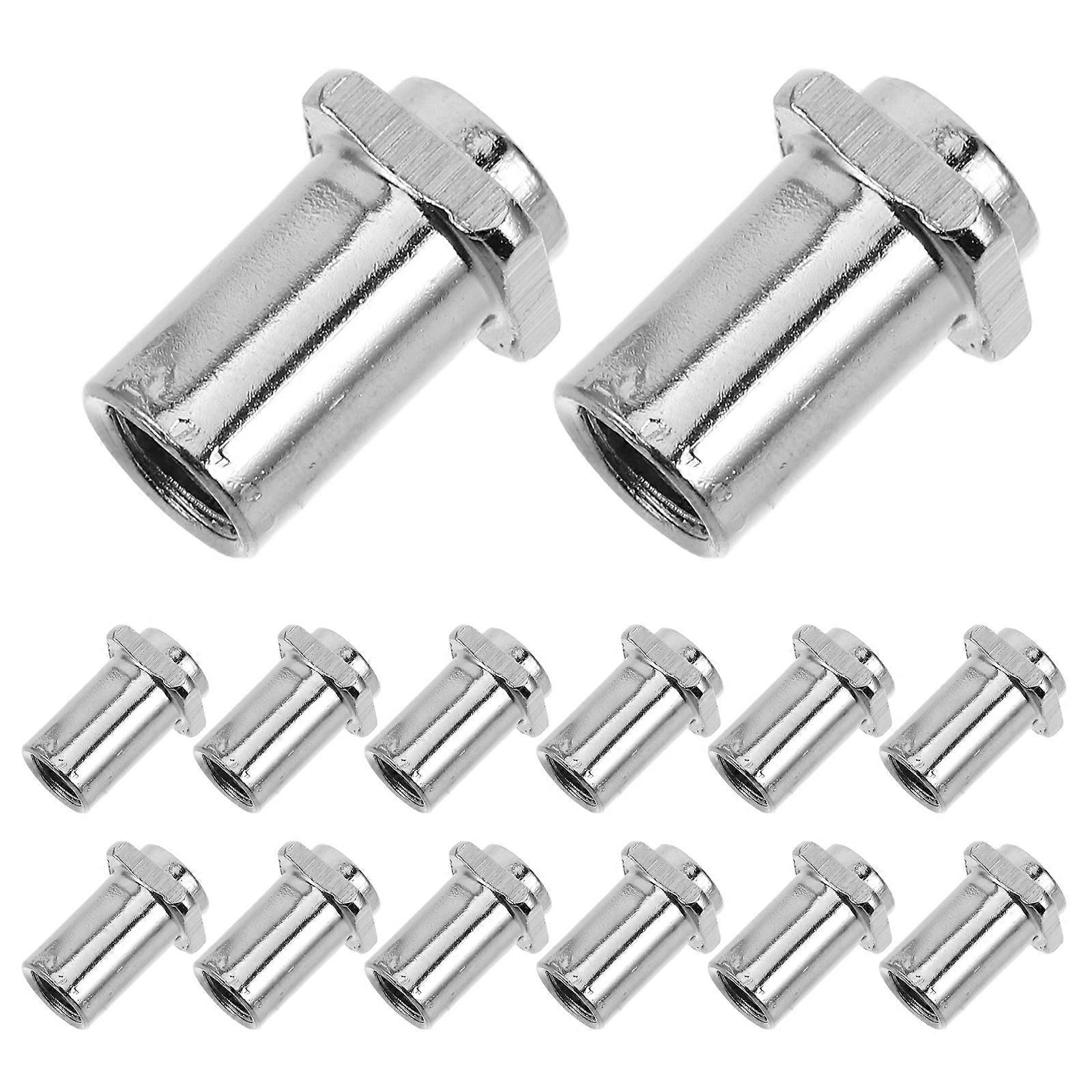 20 Pcs Drum Nut Accessories Stylish Durable Swivel Nuts Spare Parts for Easy Installation