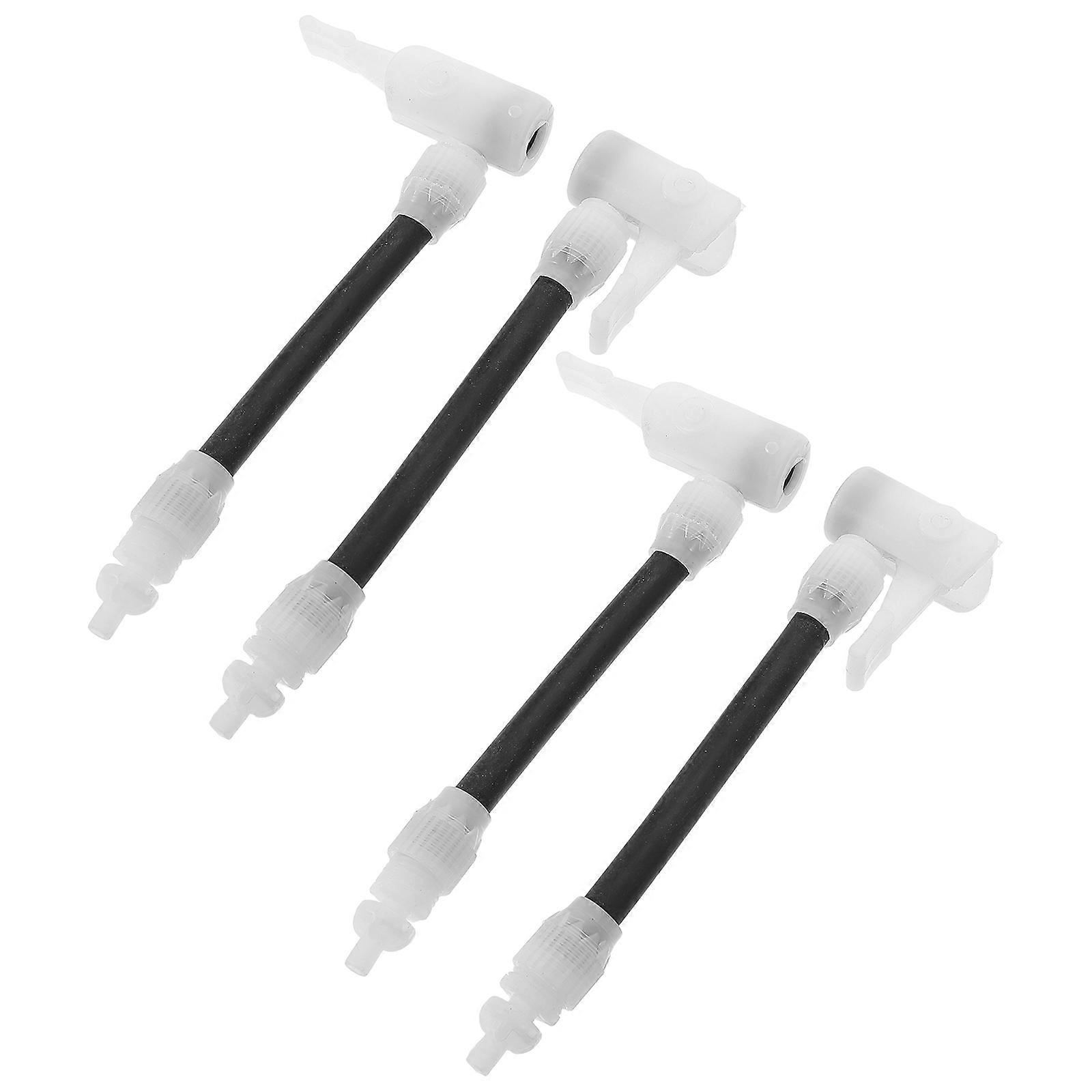 4pcs Air Inflator Adapter for Car and Bicycle – Durable Tire Chuck Converter for Quick and Easy Inflation