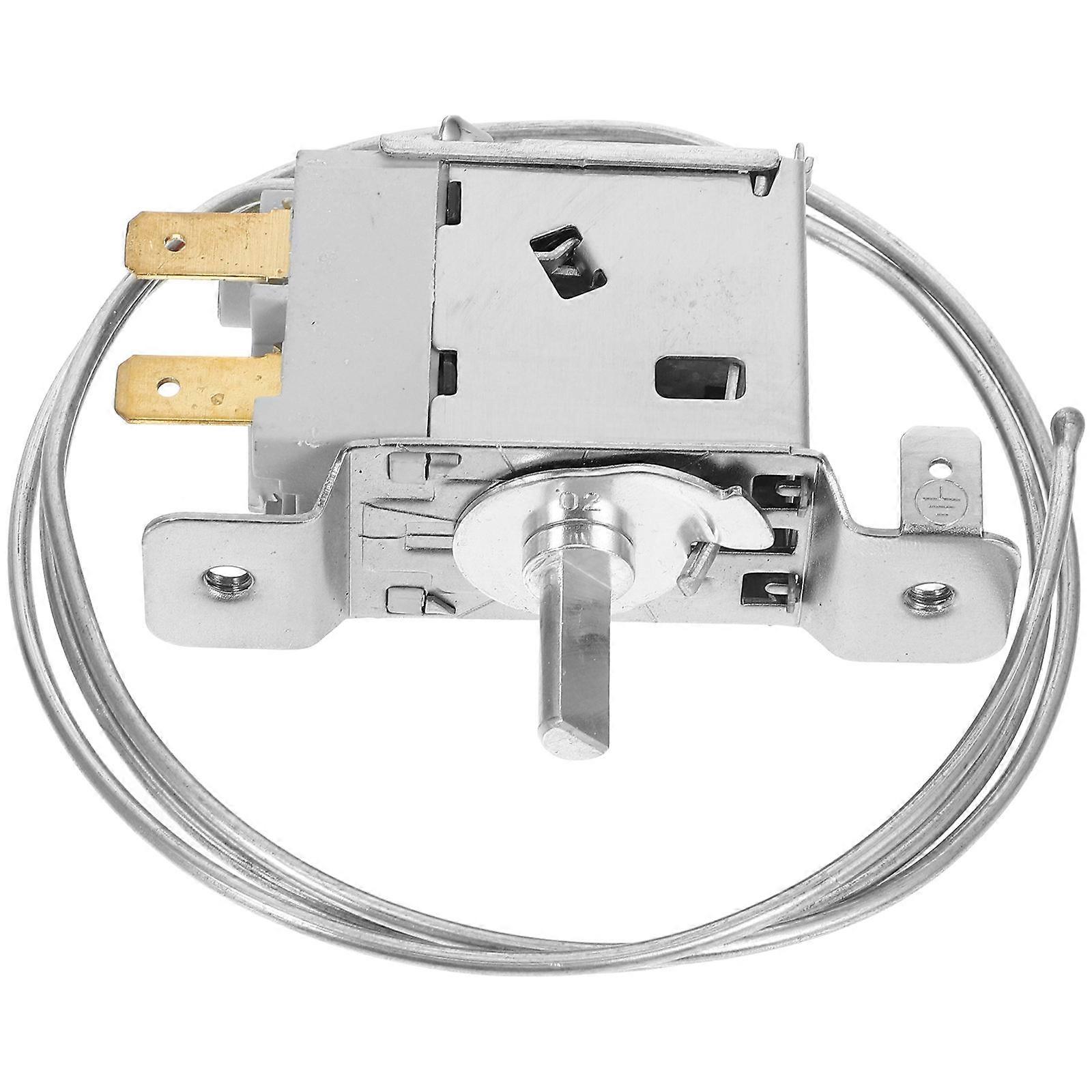 Replacement Thermostat For Electric Fridge And Freezer With Userfriendly Operation In Silver For Home Use 1Pack