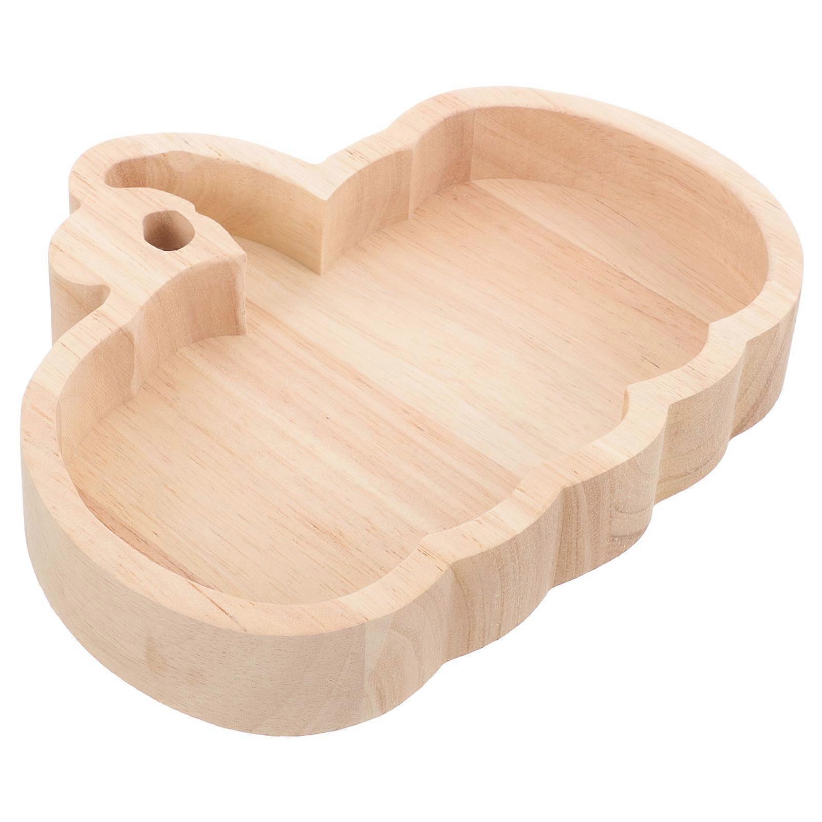 Wood Serving Tray for Home Use Beige Color and Creative .2 x 7.8 Inches