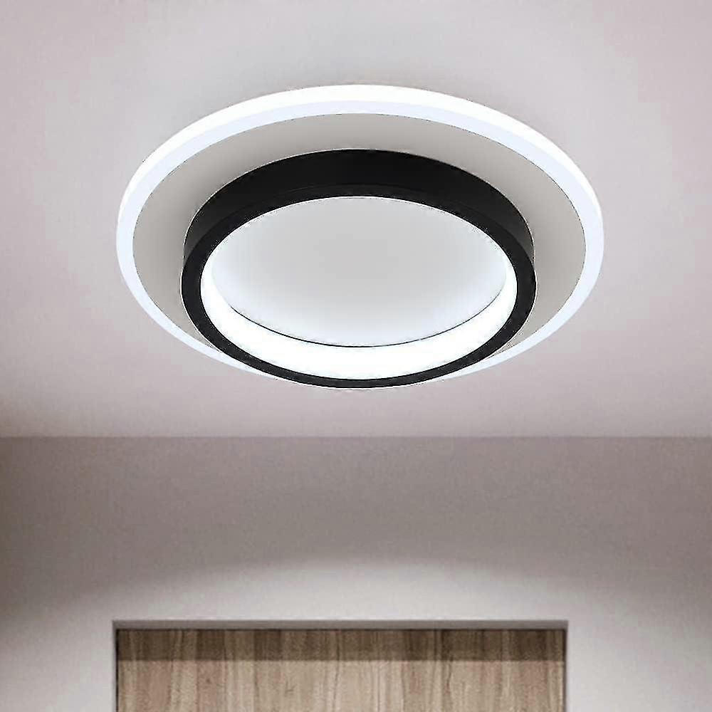 2025 LED Ceiling Light, 24W Modern Round Lighting Fixtures Flush Mount, Circle Flat Ceiling Lamp For Hall