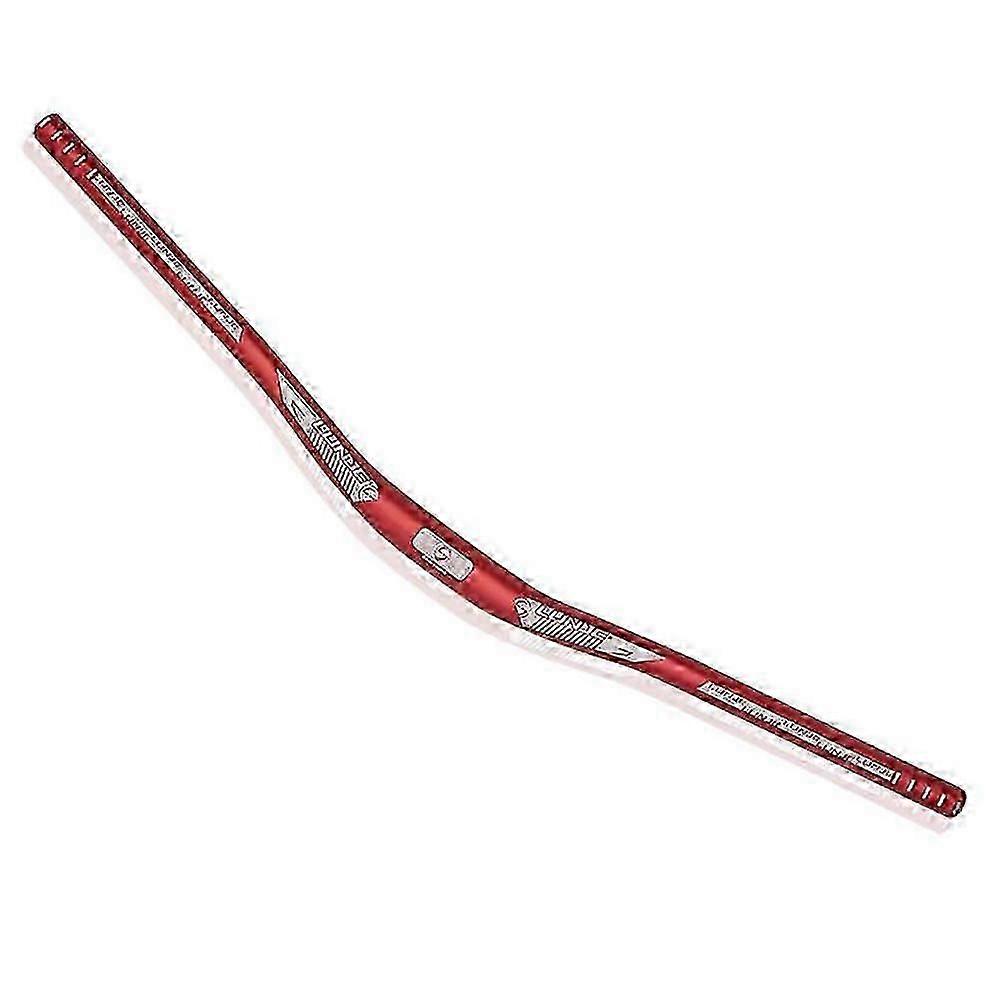 720MM Mountain Bike Handlebar 31.8mm Bicycle Riser Bar Extra Long for Downhill Cycling Racing Red