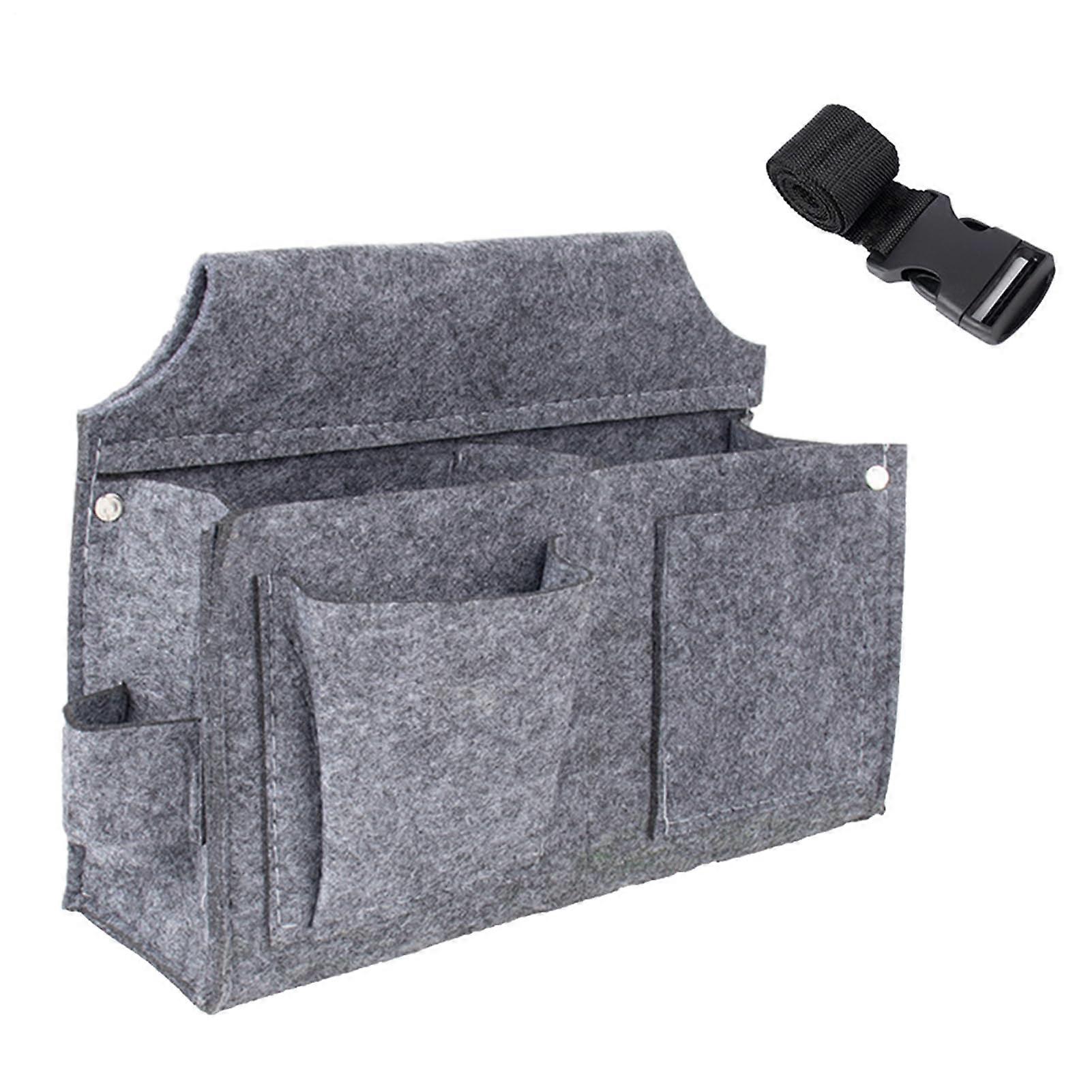 Tool Belt For Men Adjustable Heavy-Duty Garden Tool Belt Organizer With Multi-Pocket Gray Includes Belt