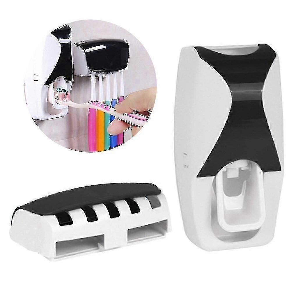2-Piece Toothpaste Dispenser and Squeezer Set - Bathroom Organiser Kit