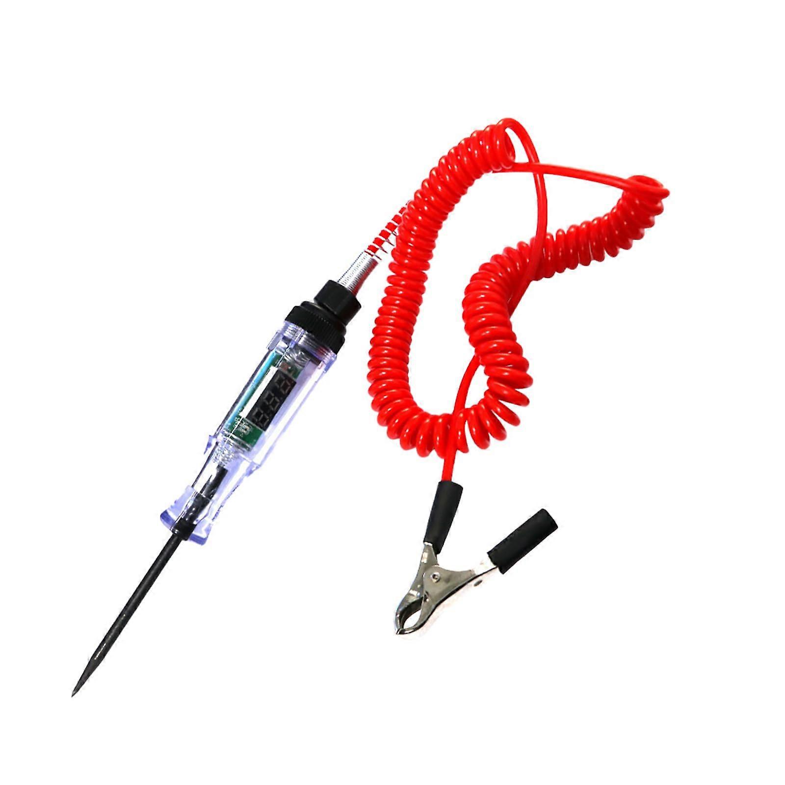 Circuit Tester, 3V36V DC Electric Tester Pen with LCD Display for Car, Truck, Automotive