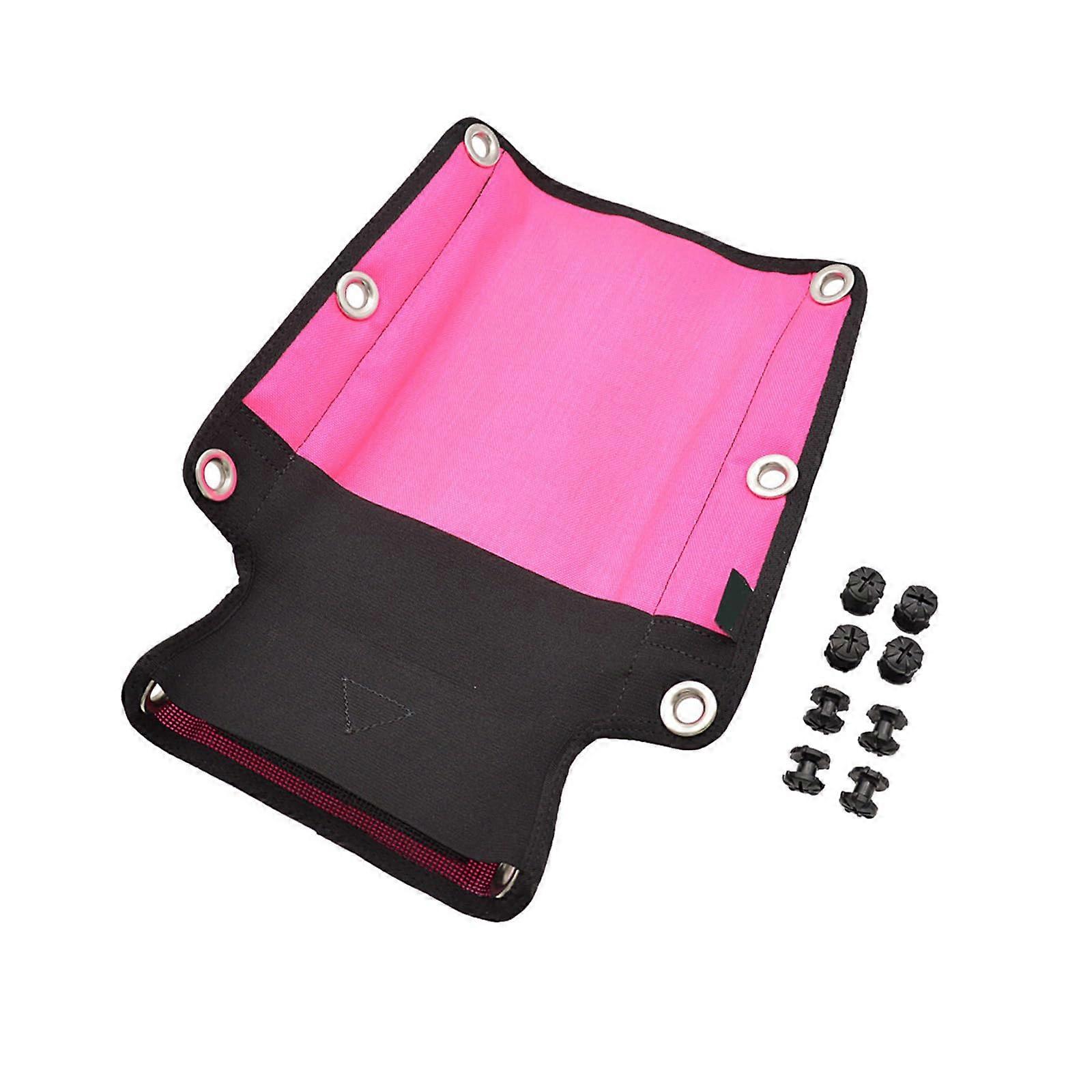 Technical Dive Backplate Pad with Comfortable Elastic Storage Bag for Scuba Diving, Adjustable Size and Durable Material