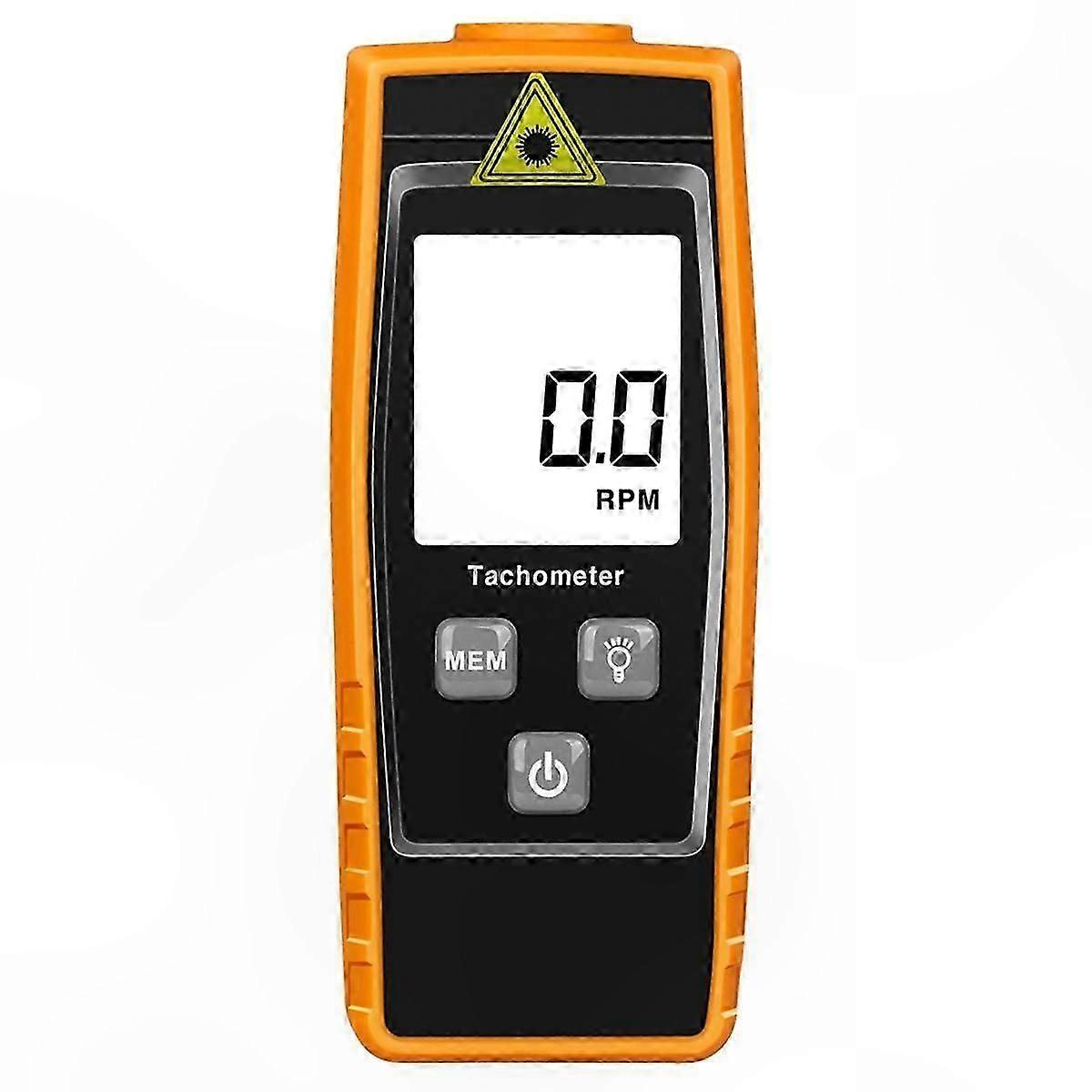 Digital Non-Contact Tachometer with LCD Display, 2.5-99999 RPM Measuring Range