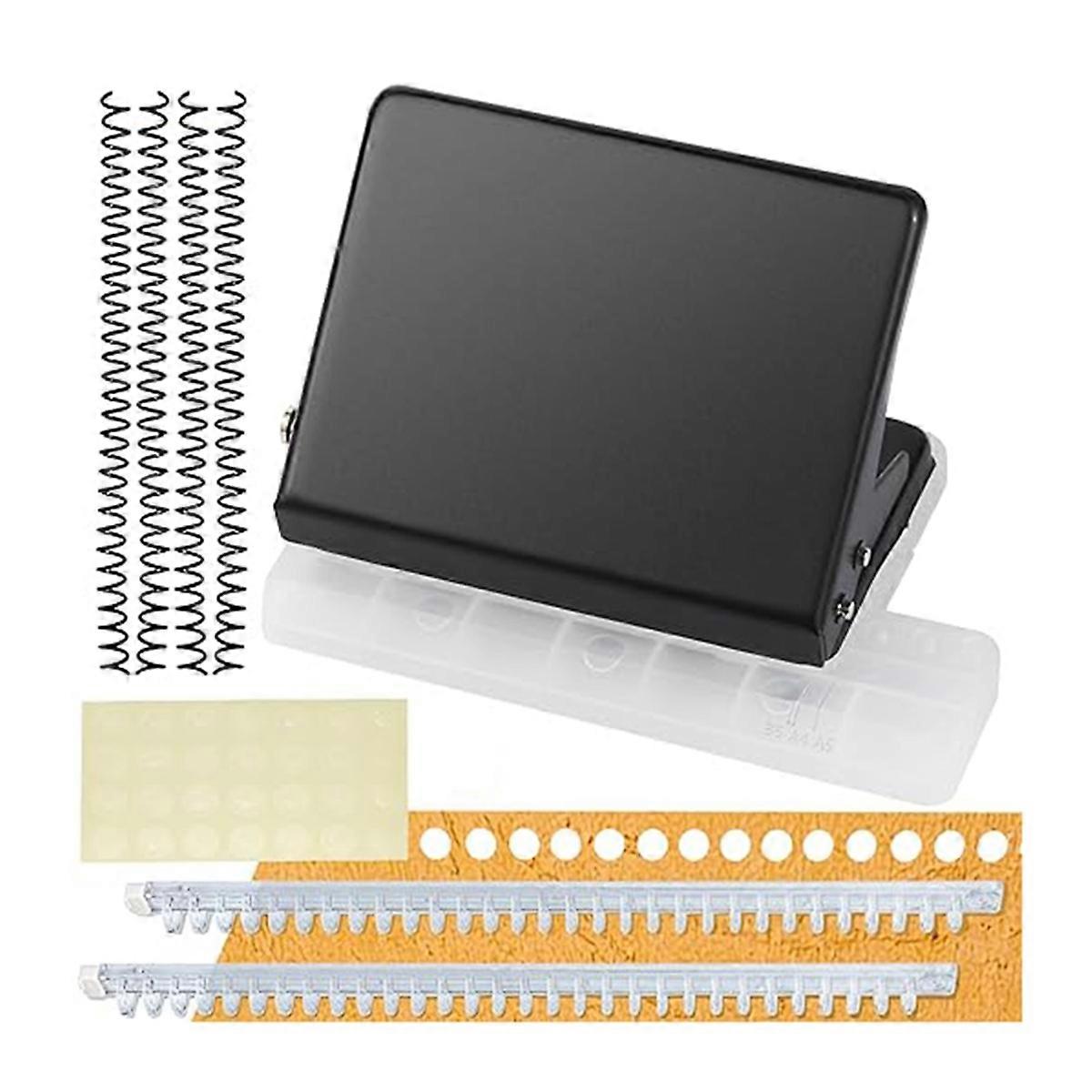 For Planner Mini Spiral Binding Punch Book Coil Binding Tool