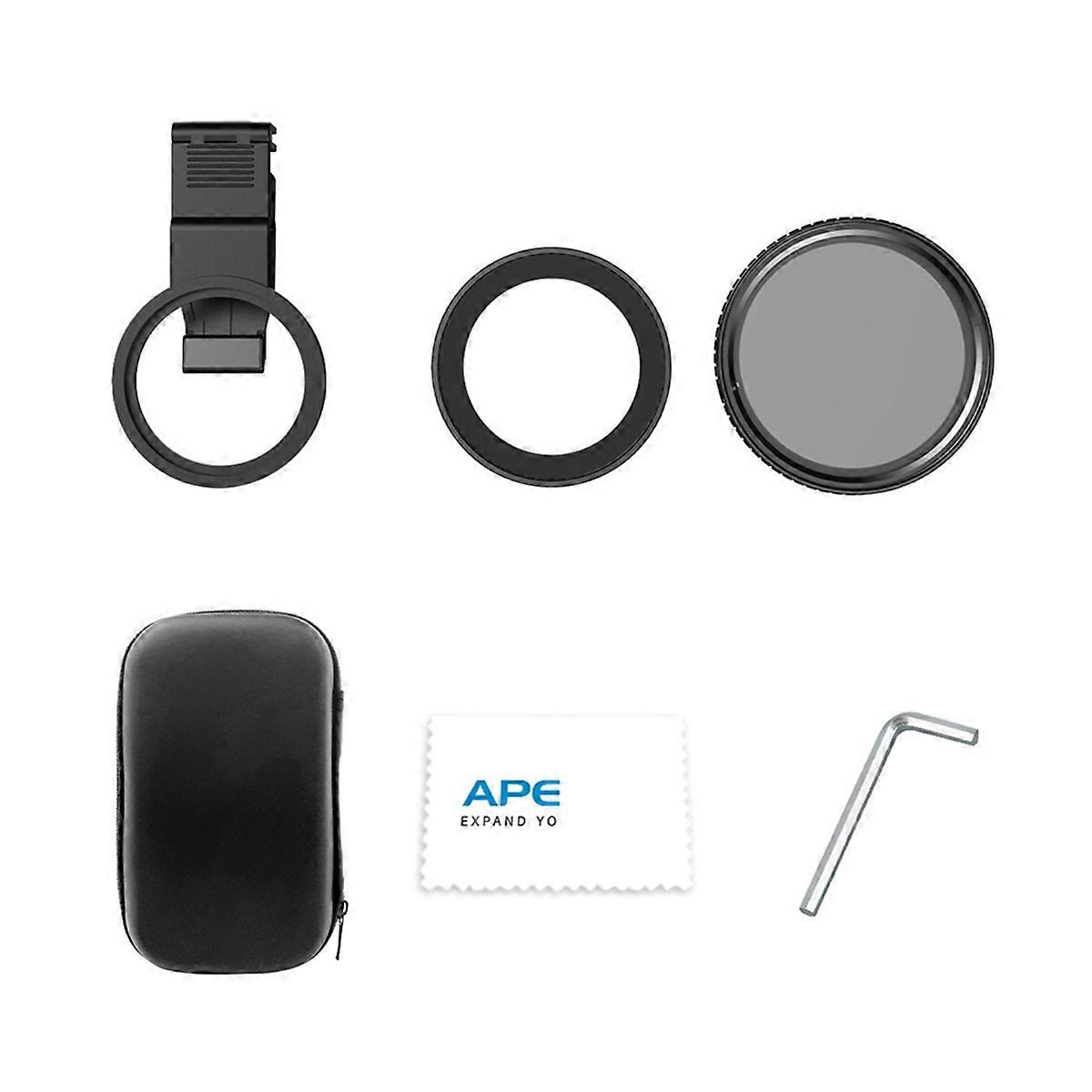 67mm ND2-ND400 Filter Universal Phone Clip