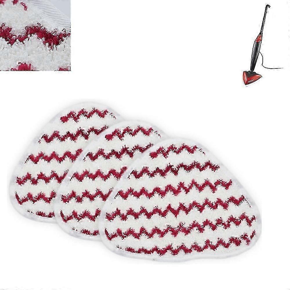Microfiber steam mop pads for Vileda - 3 pc refill set for Power Pad cleaner