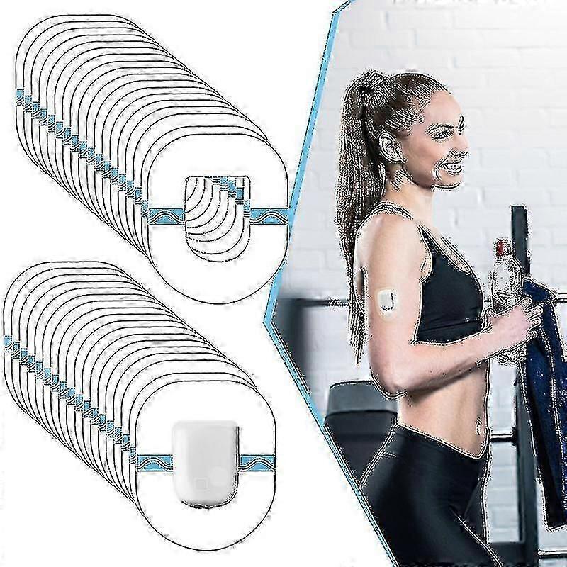 36-pack vattentäta självhäftande Omnipod-plåster genomskinliga, 10 dagar långvariga hechuan 36-pack vattentäta självhäftande Omnipod-plåster genomskinliga Nv7,khw