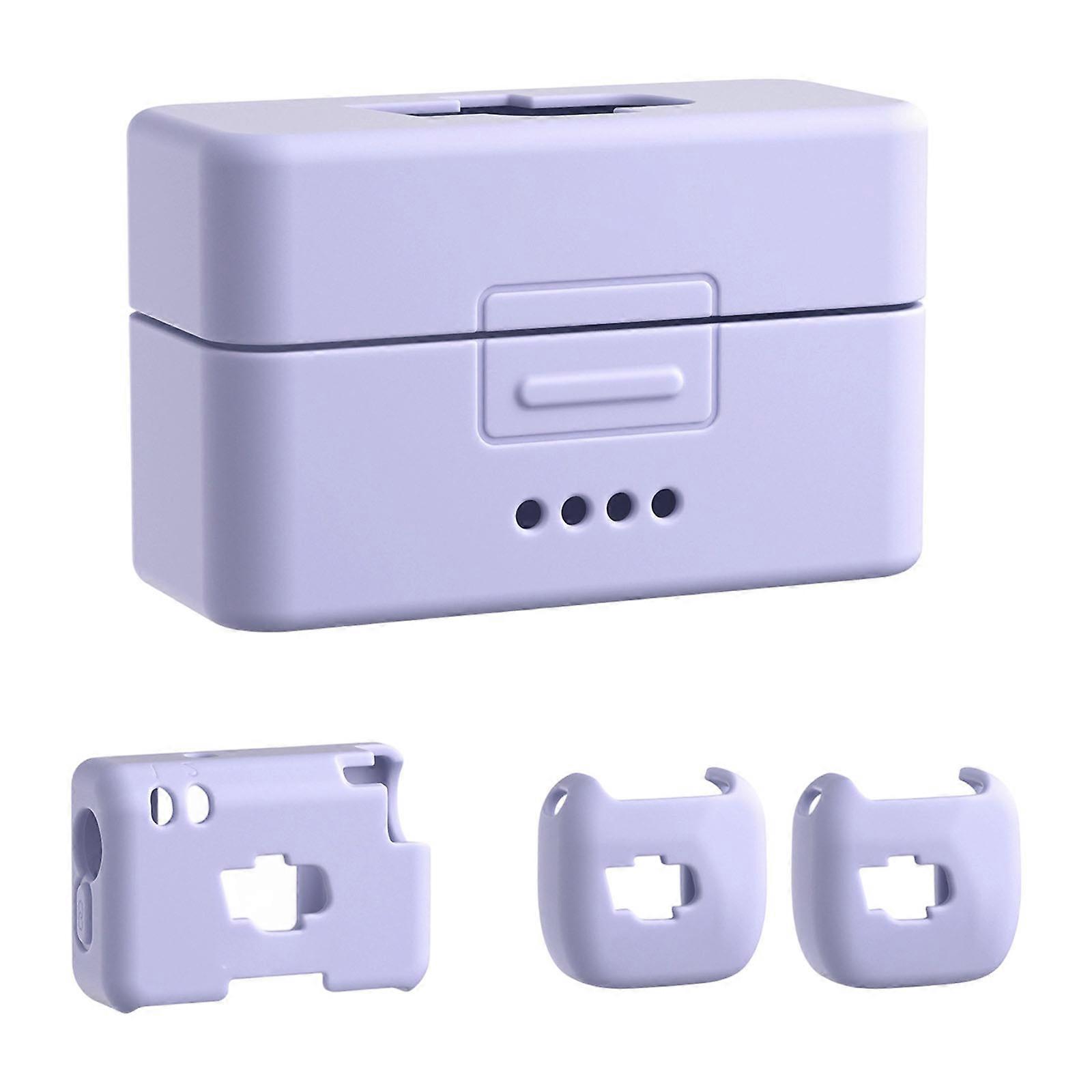 Lightweight Dustproof Silicone Protector Replacement for Mic Mini Charging Case Transmitter Receiver Protective Cover Multicolor