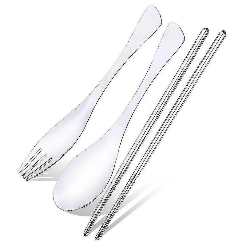 Portable Tableware Chopsticks  And Spoon Set