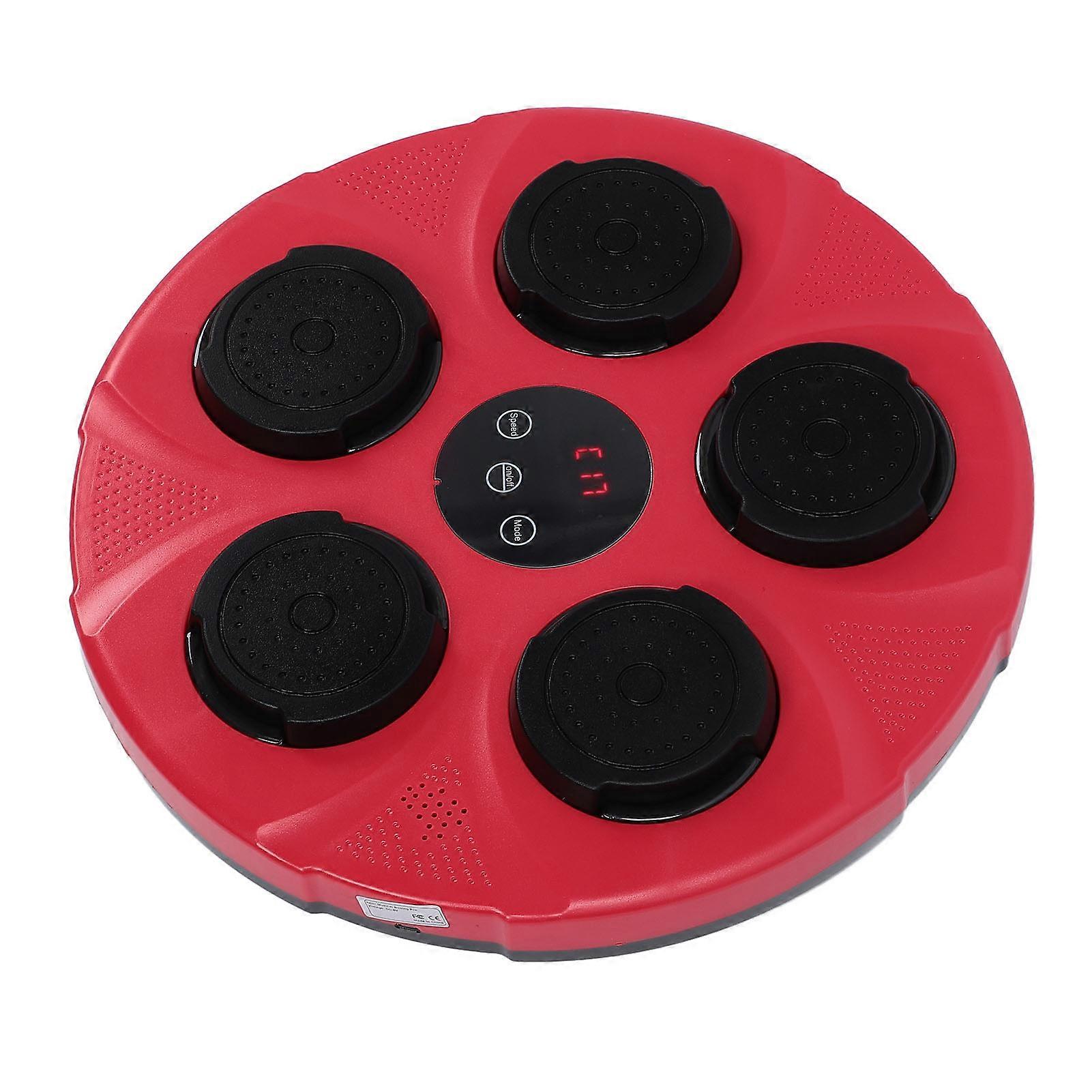 Music Boxing Wall Target for Kids, Interactive Red, 2000mAh Battery