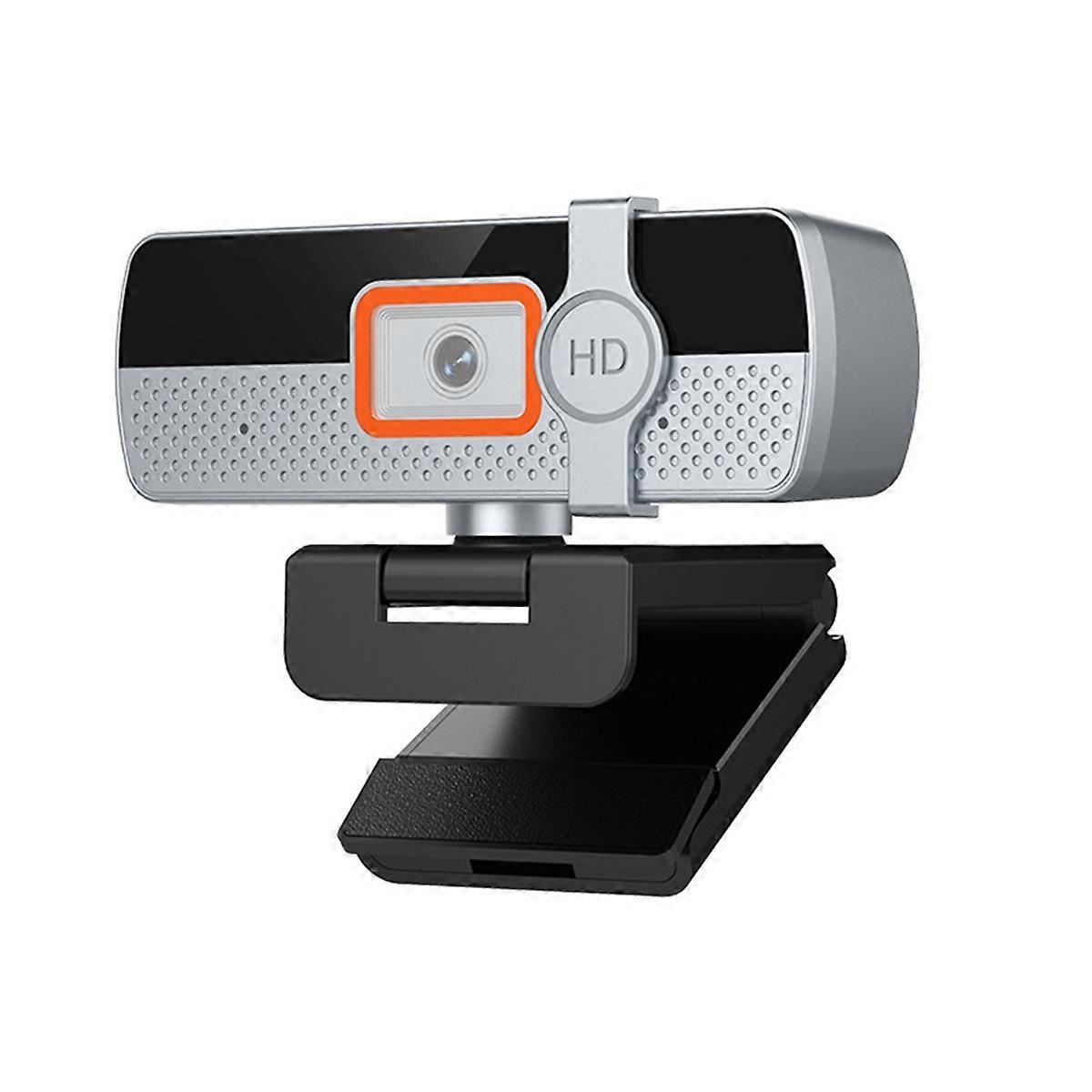 4K Webcam Full HD Web Camera with Microphone USB Plug Autofocus,B