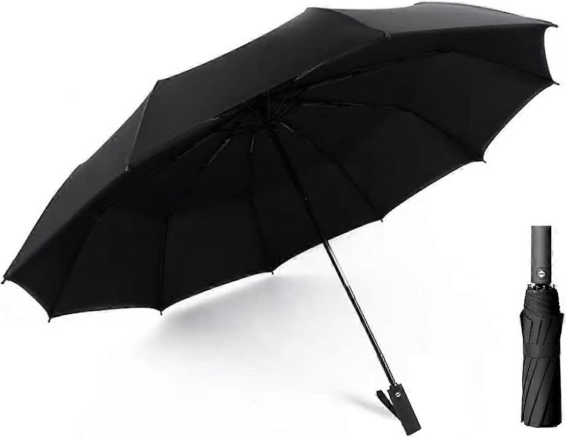 Foldable Umbrella Double Automatic Umbrella Windproof up to 140 km with 10