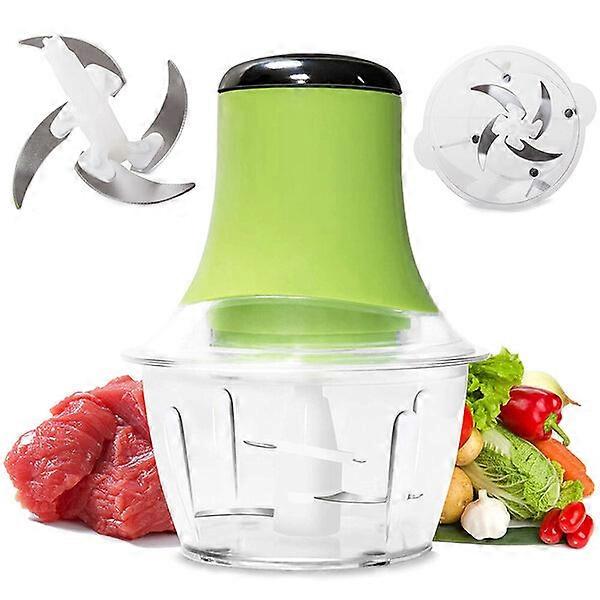 Electric vegetable chopper, 1800ml capacity, one-key start for quick chopping