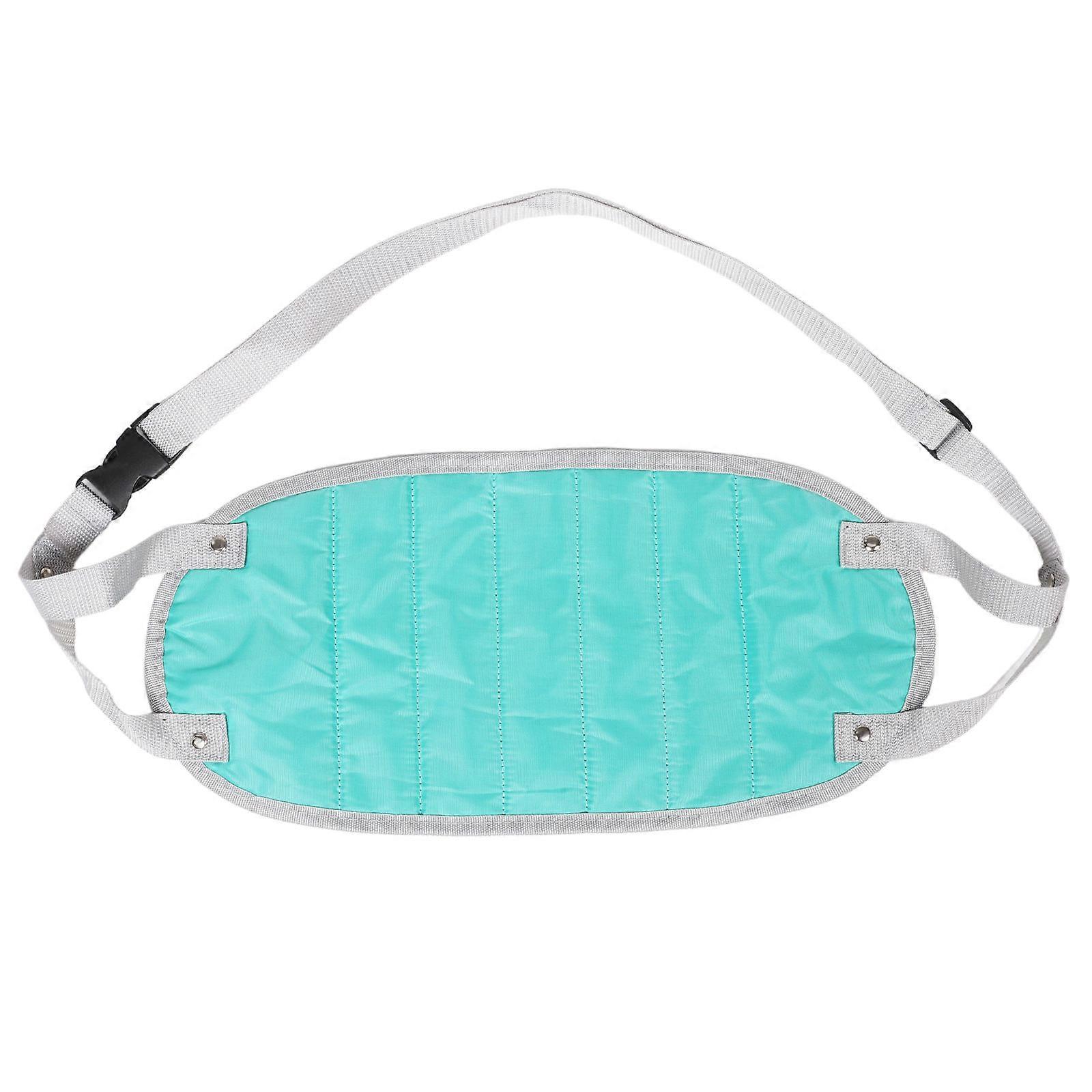 Portable Design Airplane Footrest Adjustable Travel Footrest Comfortable Support Home Use Light Green 1Set