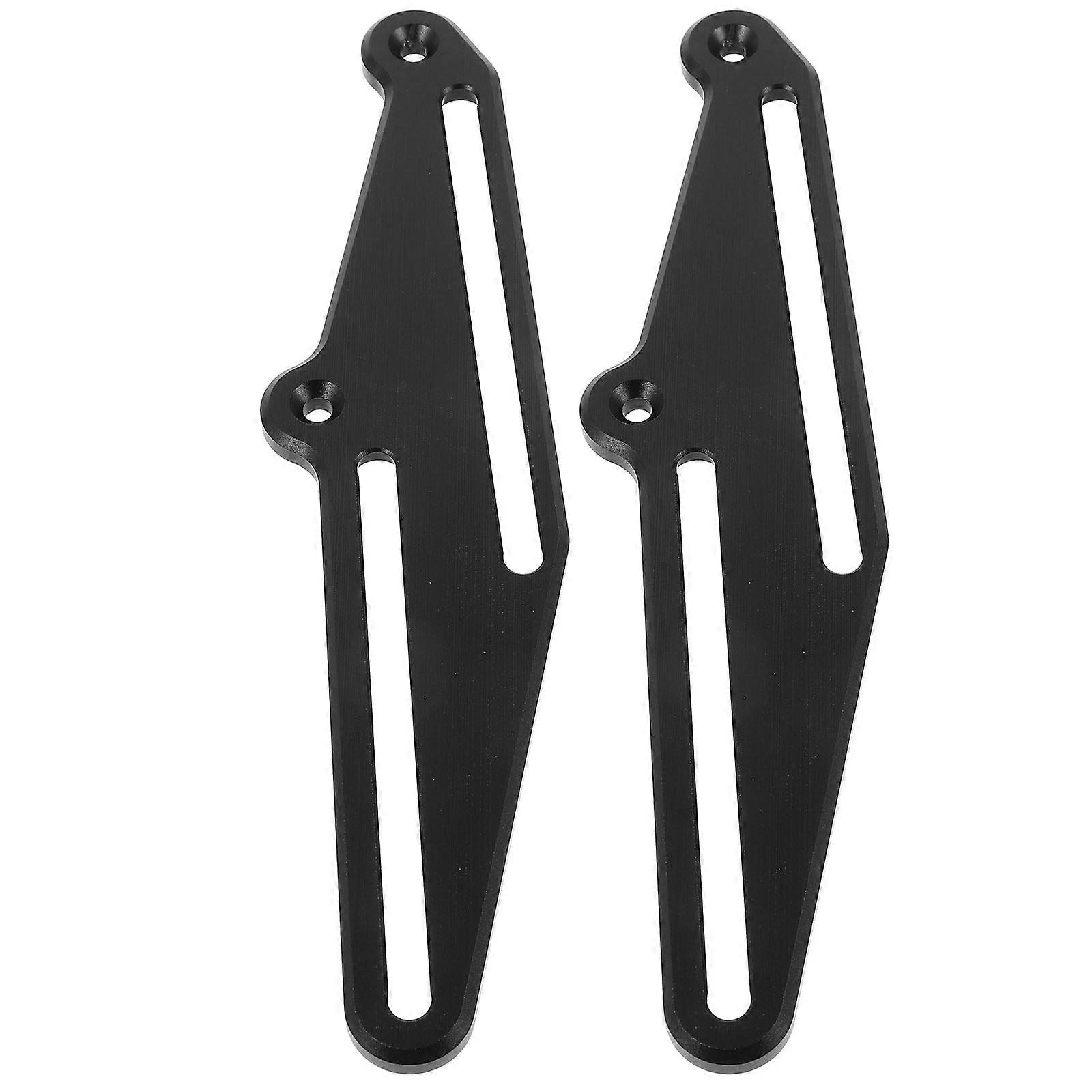 Universal Motorcycle Windshield Adjuster Bracket for Height Adjustment Made of Aluminum Alloy Black Color