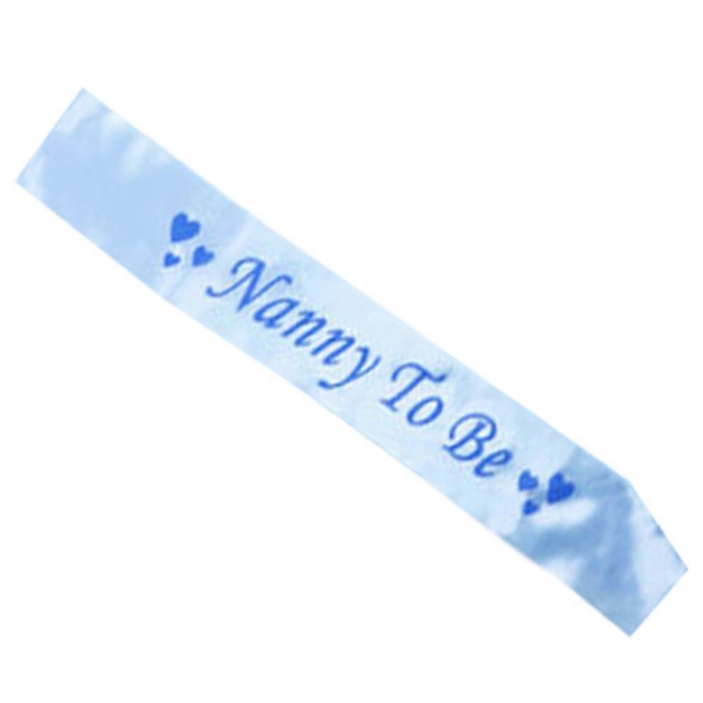 Sash For Baby Shower Party Simple Design Long Strip Blue Sashes For Events 1Pcs