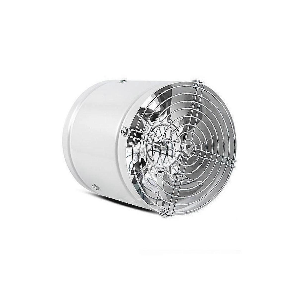 6Inch Pipe Exhaust Fans Air Ventilator Metal Pipe Ventilation Exhaust Fans White
