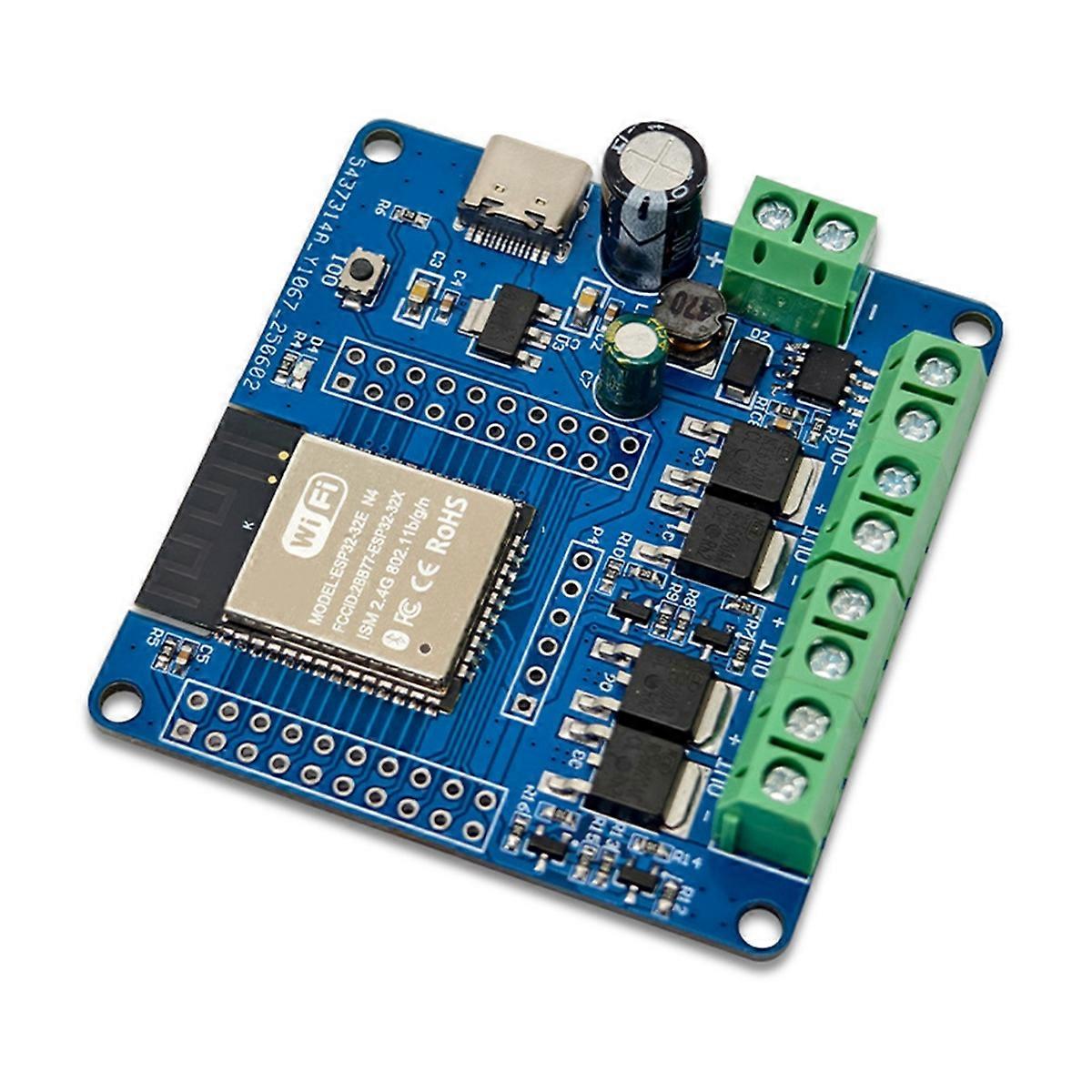 ESP32 4-Channel MOS Switch Module DC5-60V on-Board ESP32-32E WiFi and BLE Module DC Powered