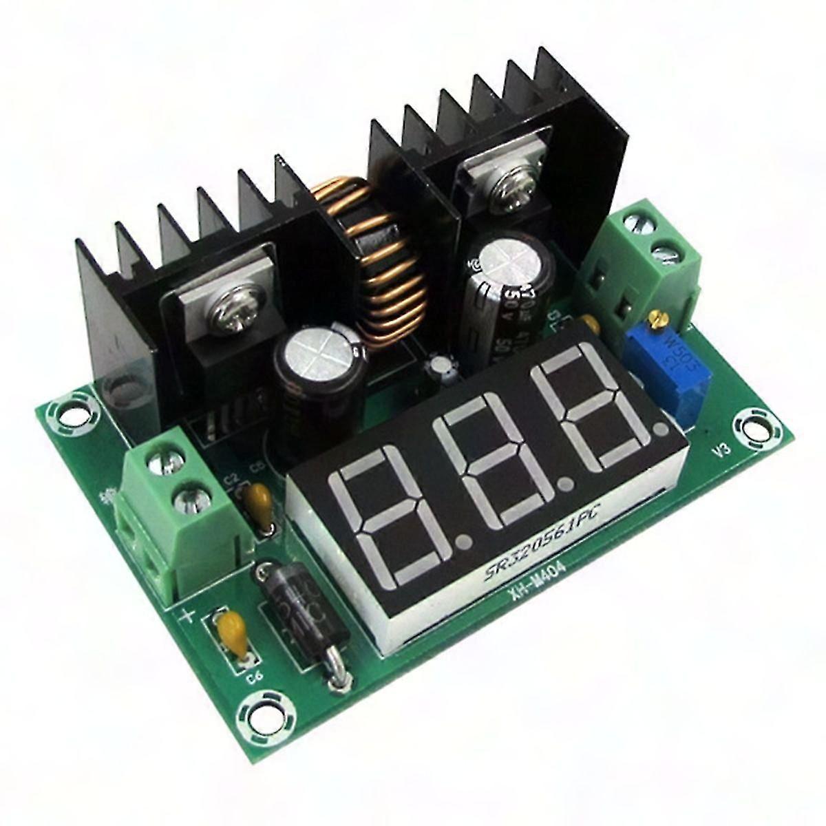 DC-DC Buck Converter 24V to 12V/5V 8A Adjustable 1.25-36V Output with Digital Display Step Down Module
