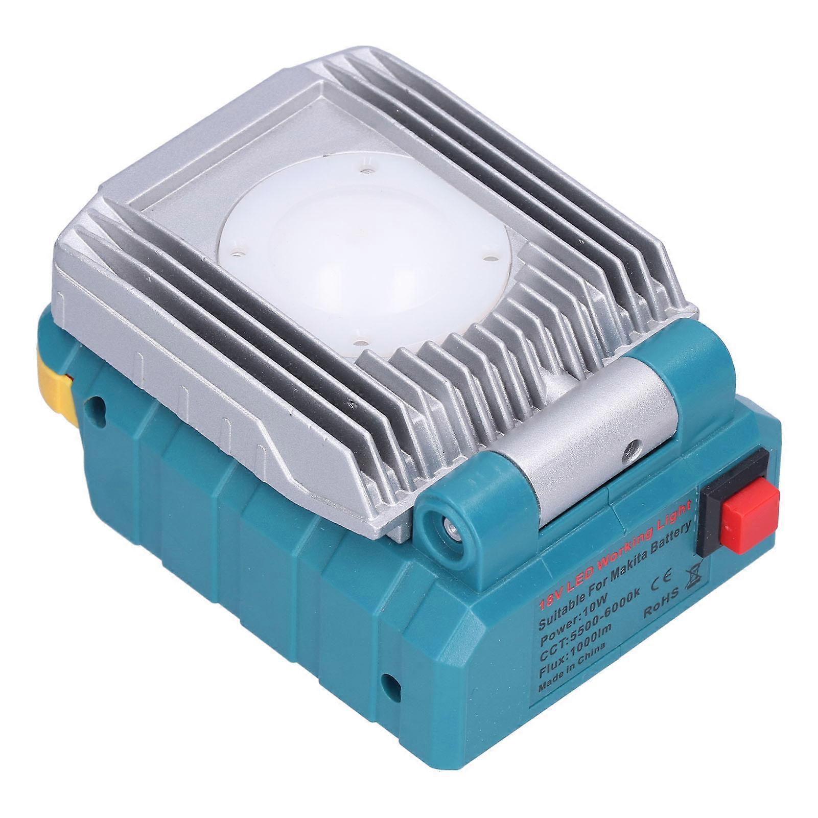 10W Emergency Work Light Lithium Battery LED Work Lighting for Car Maintenance Workshops 14‑18V