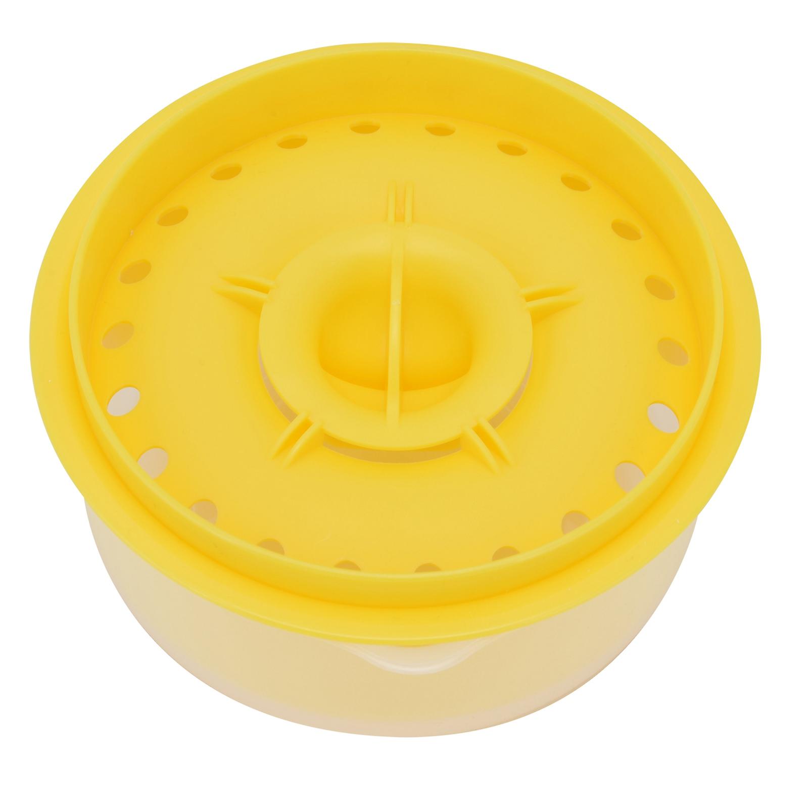 Mini Egg Yolk Separator 13x13x7cm Durable PP Yellow Kitchen Tool