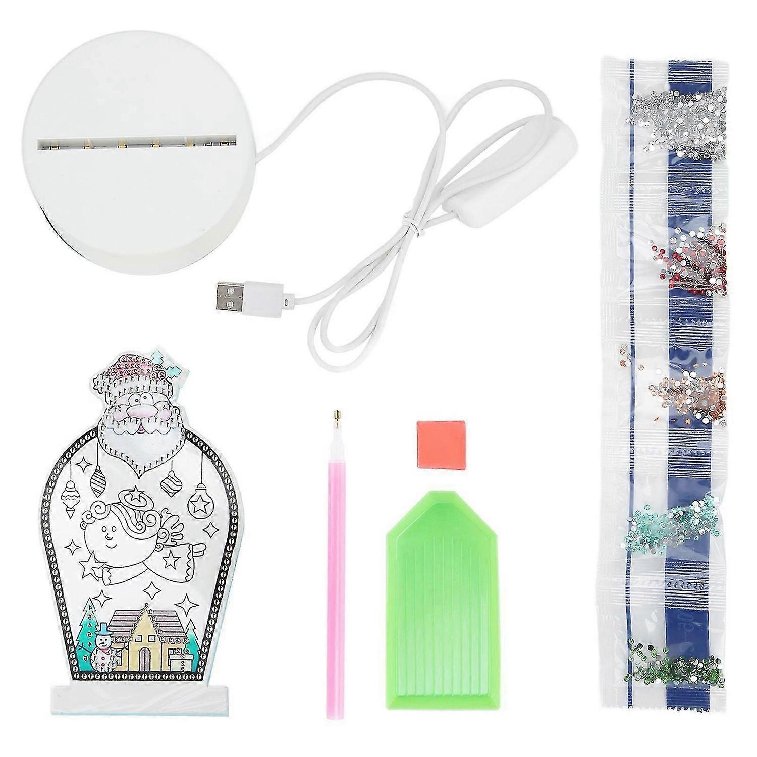 2025 Latest Model LED Rhinestone Painting Lamp DIY Three Dimensional Effect